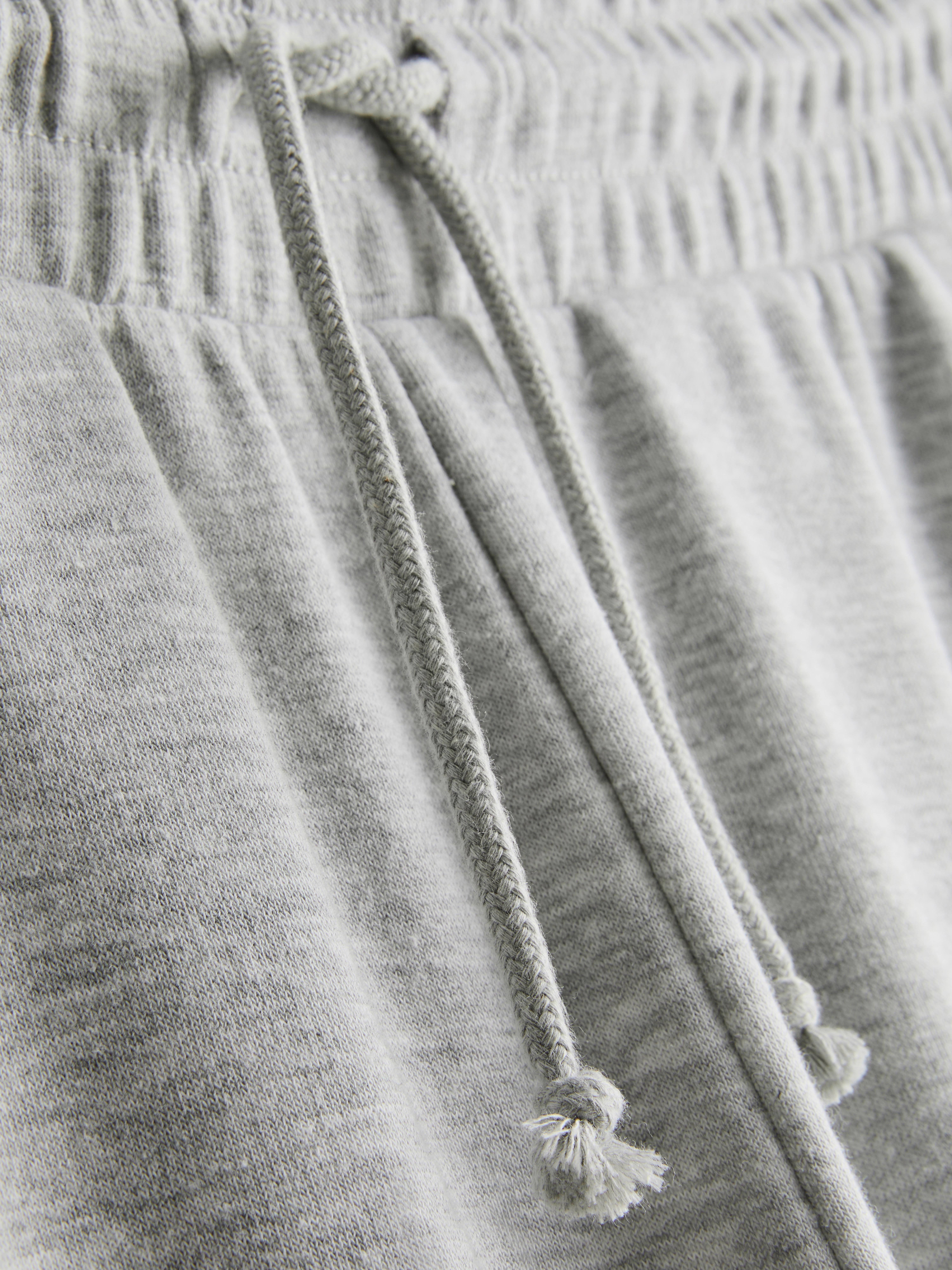 Wide-Leg Airport Tracksuit Bottoms - Gray Heather