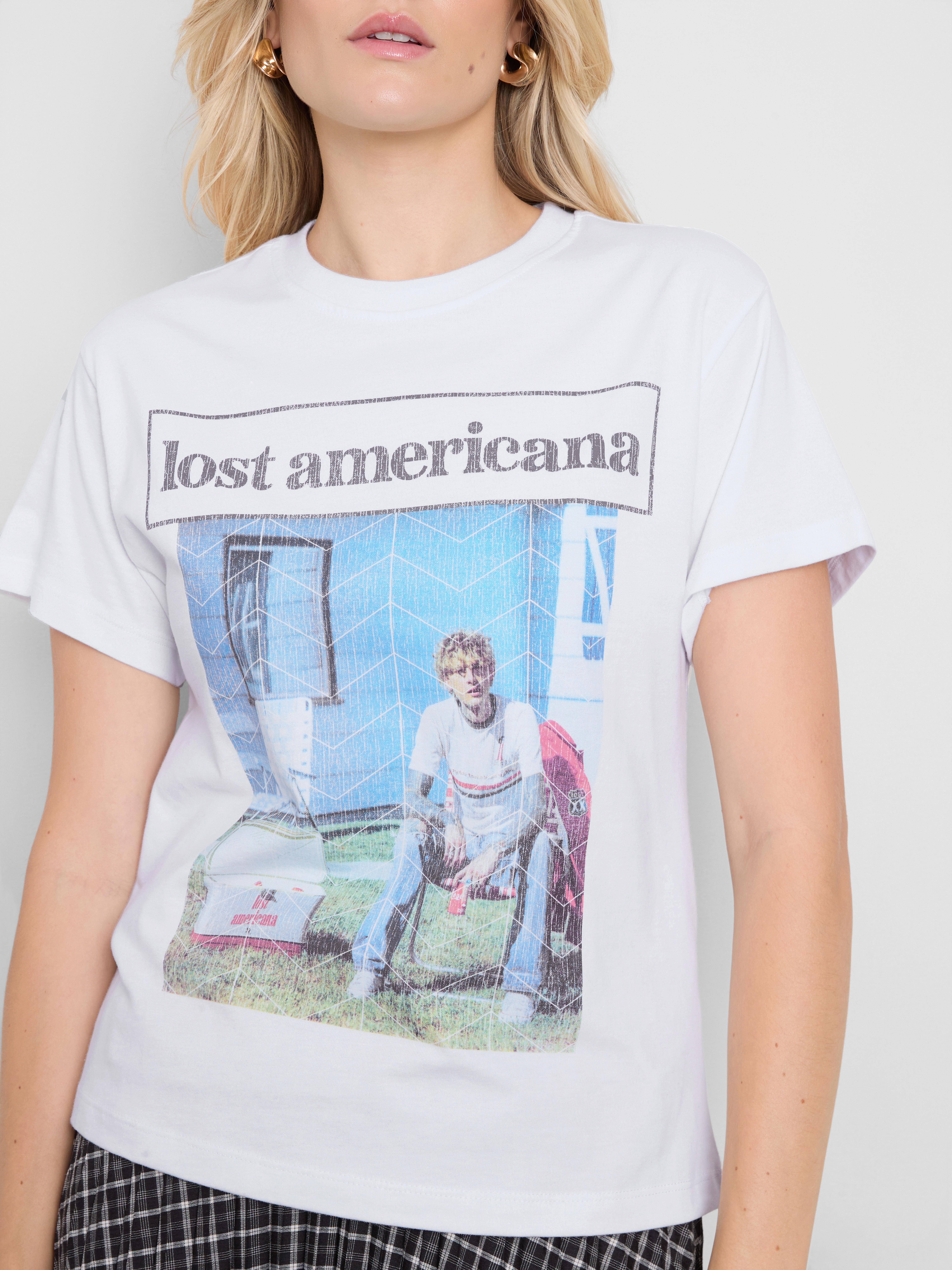 Machine Gun Kelly Pure Cotton Graphic Tee - White