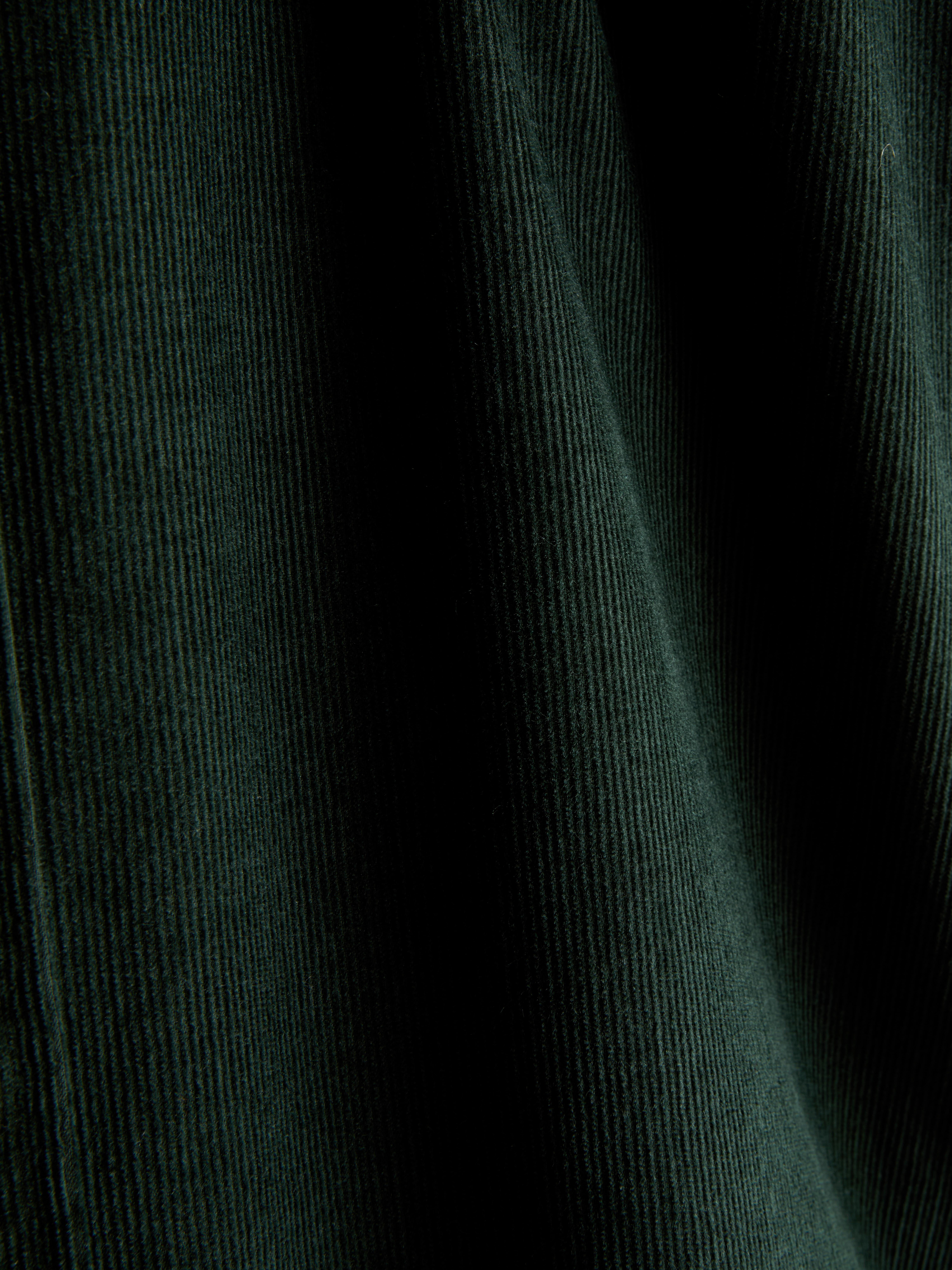 Pure Cotton Corduroy Shirt - Green