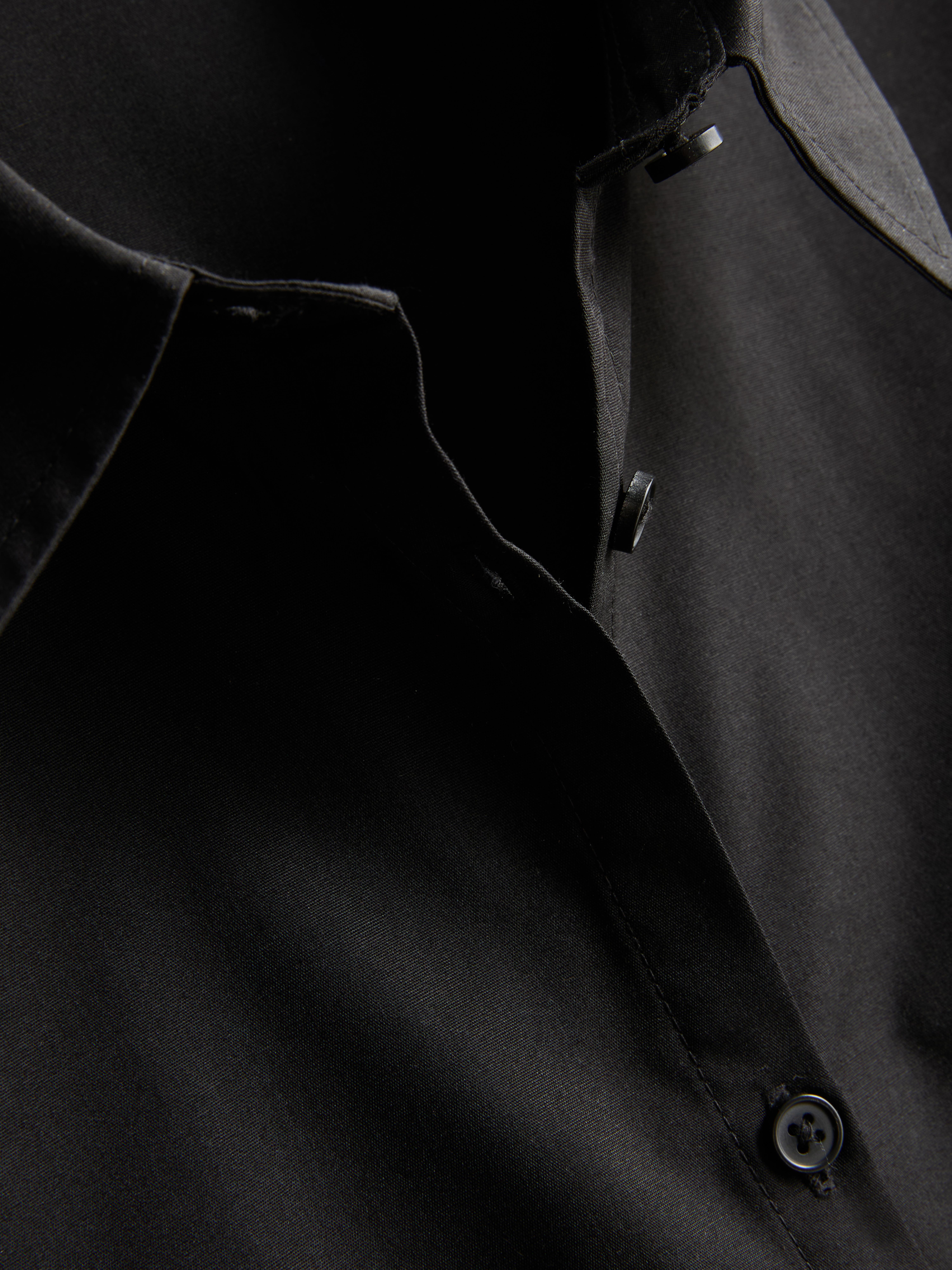Long Sleeve Workwear Shirt - Black