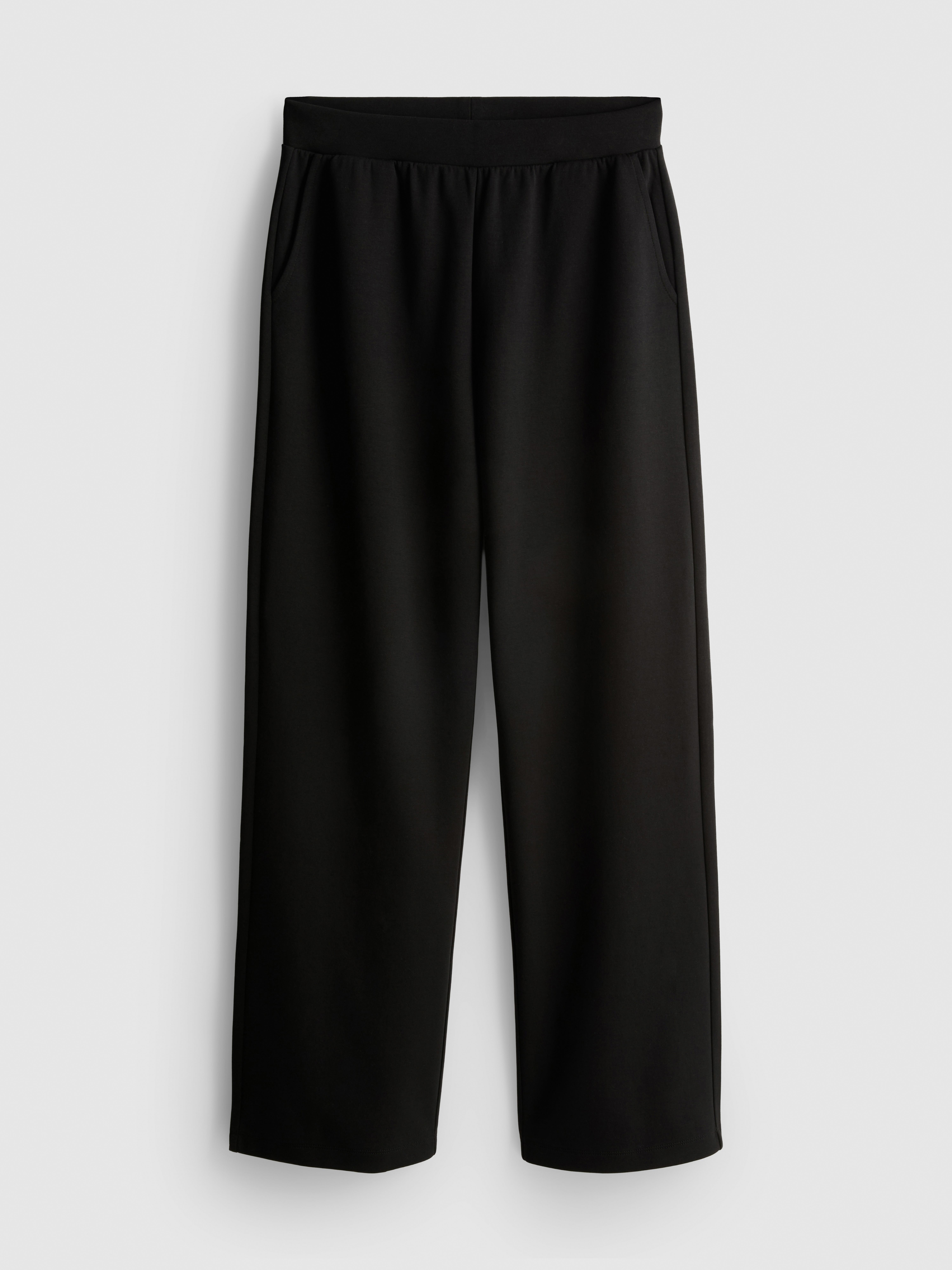 Paula Echevarría Wide Leg Joggers - Black