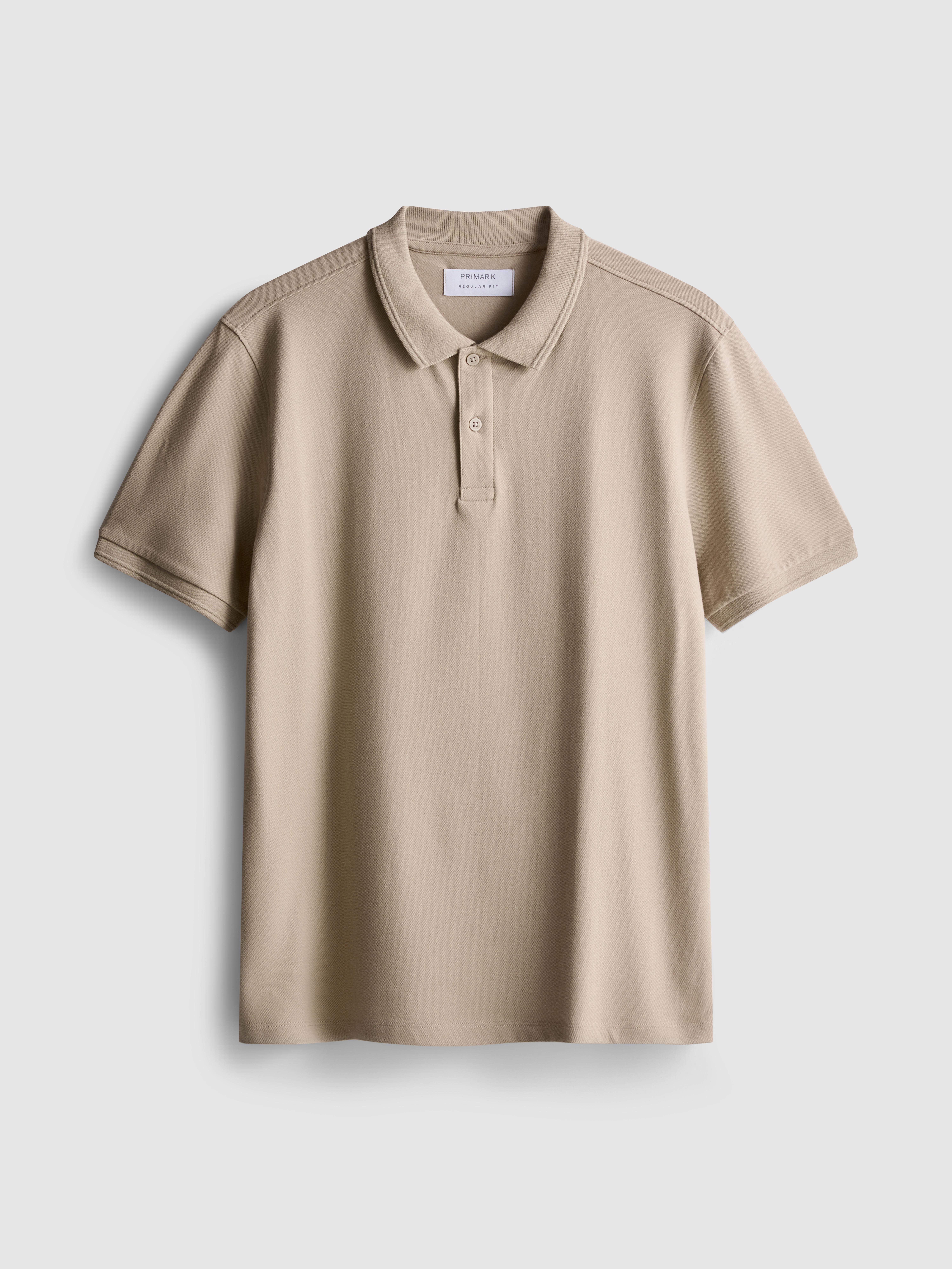 Short-Sleeve Polo Shirt - Stone