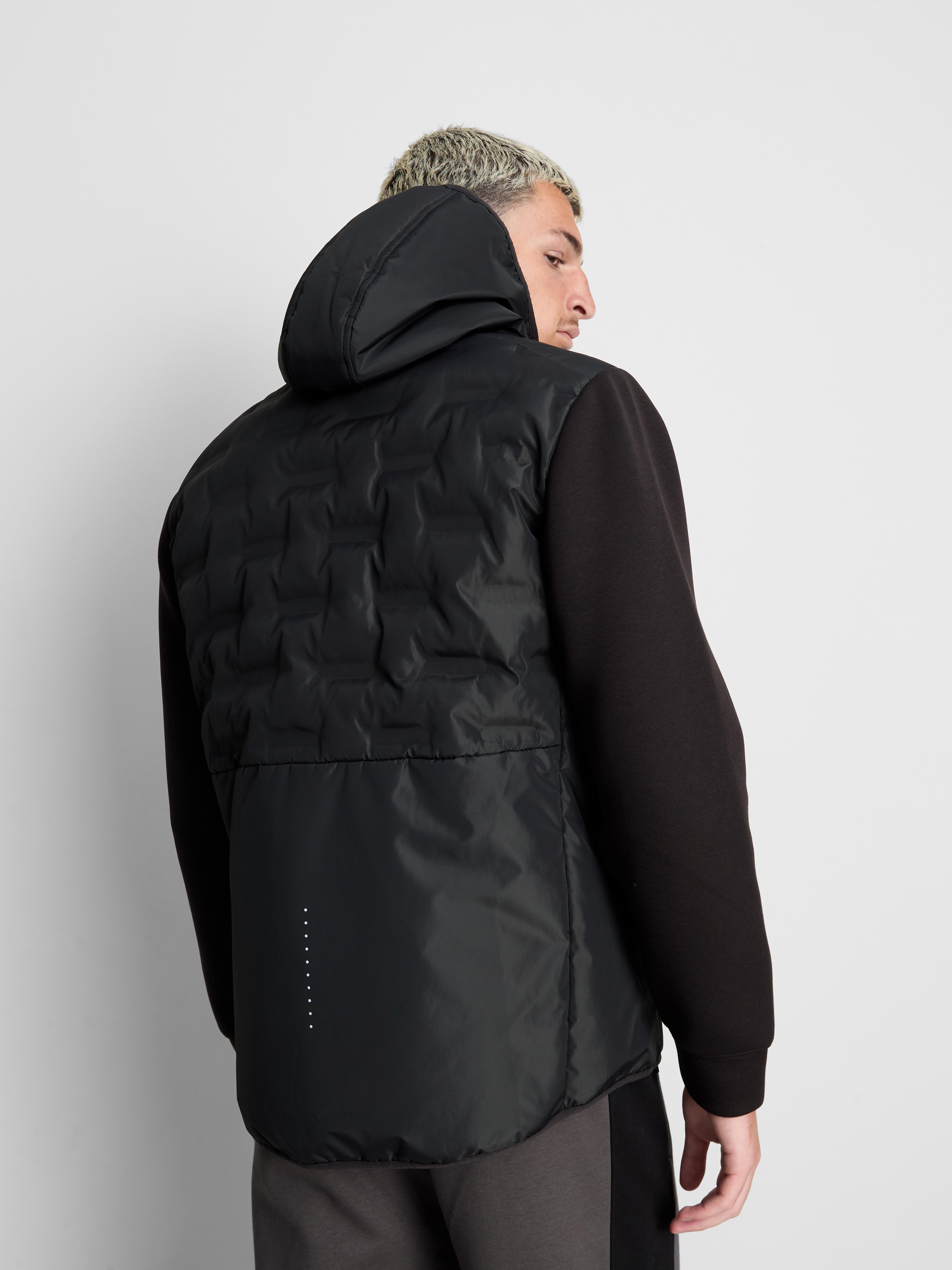 Primark Form | Hybrid Hooded Jacket - Black