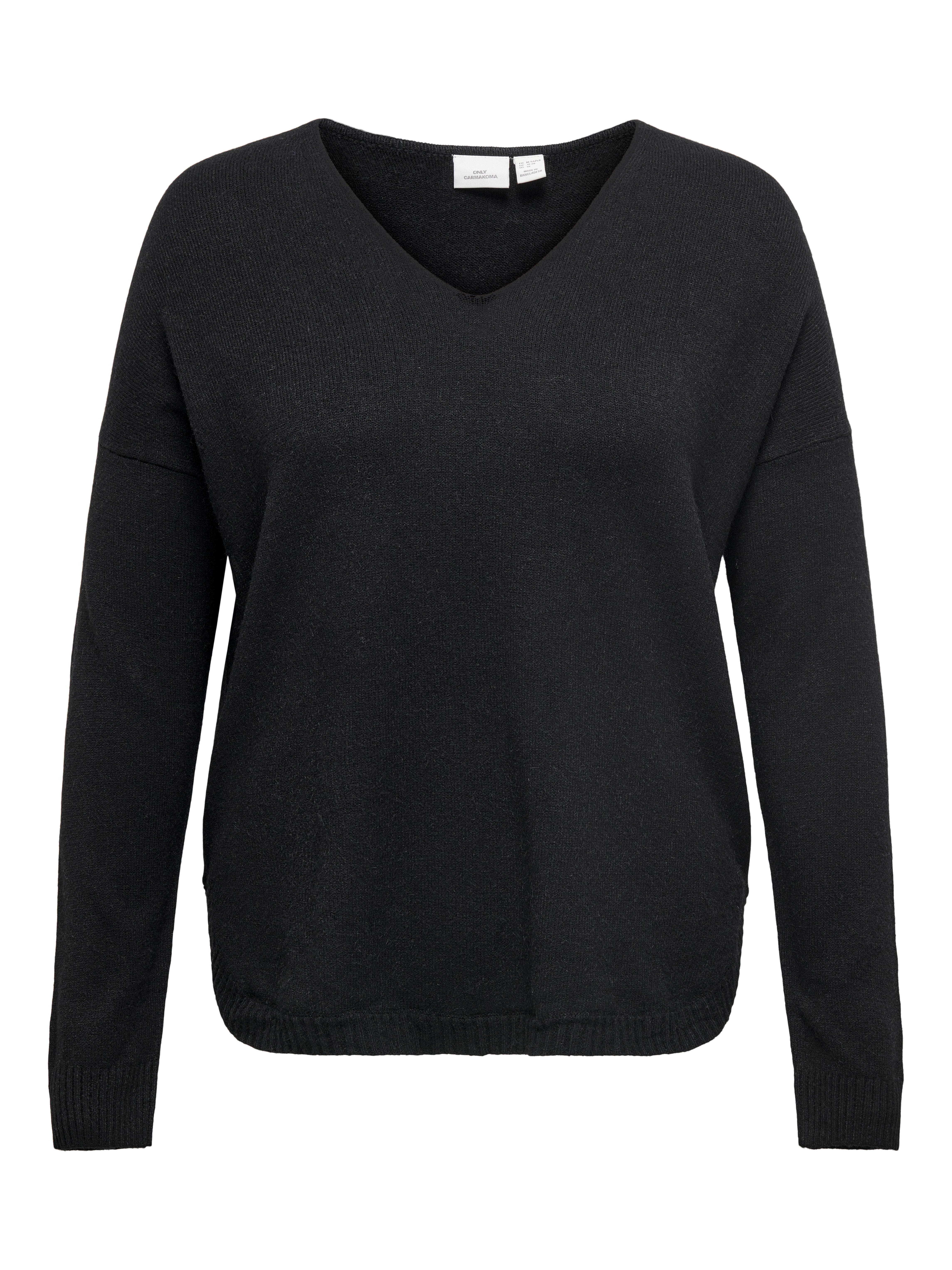 CARMARGARETA Knitted pullover Black