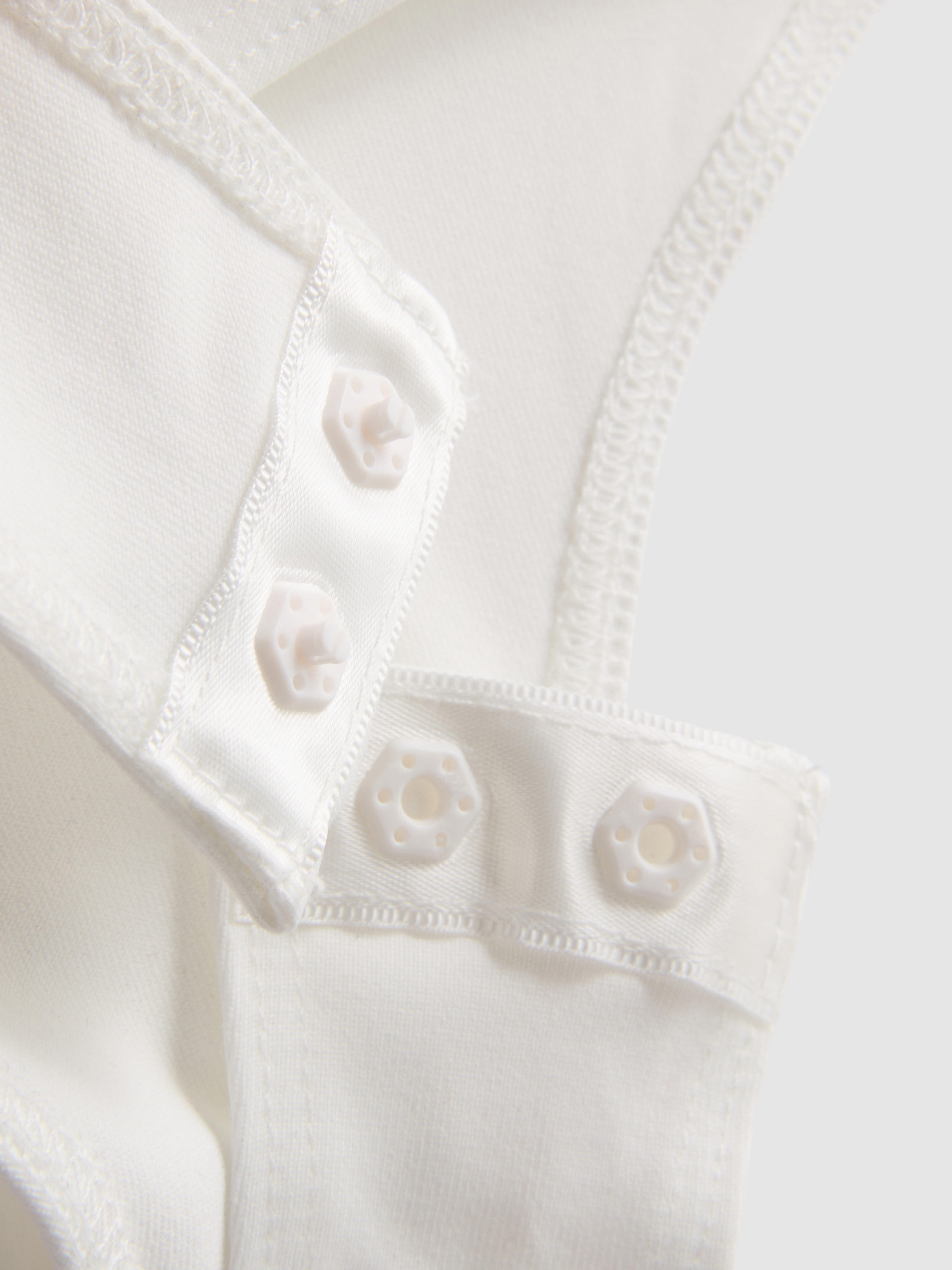 Square Neck Bodysuit - White