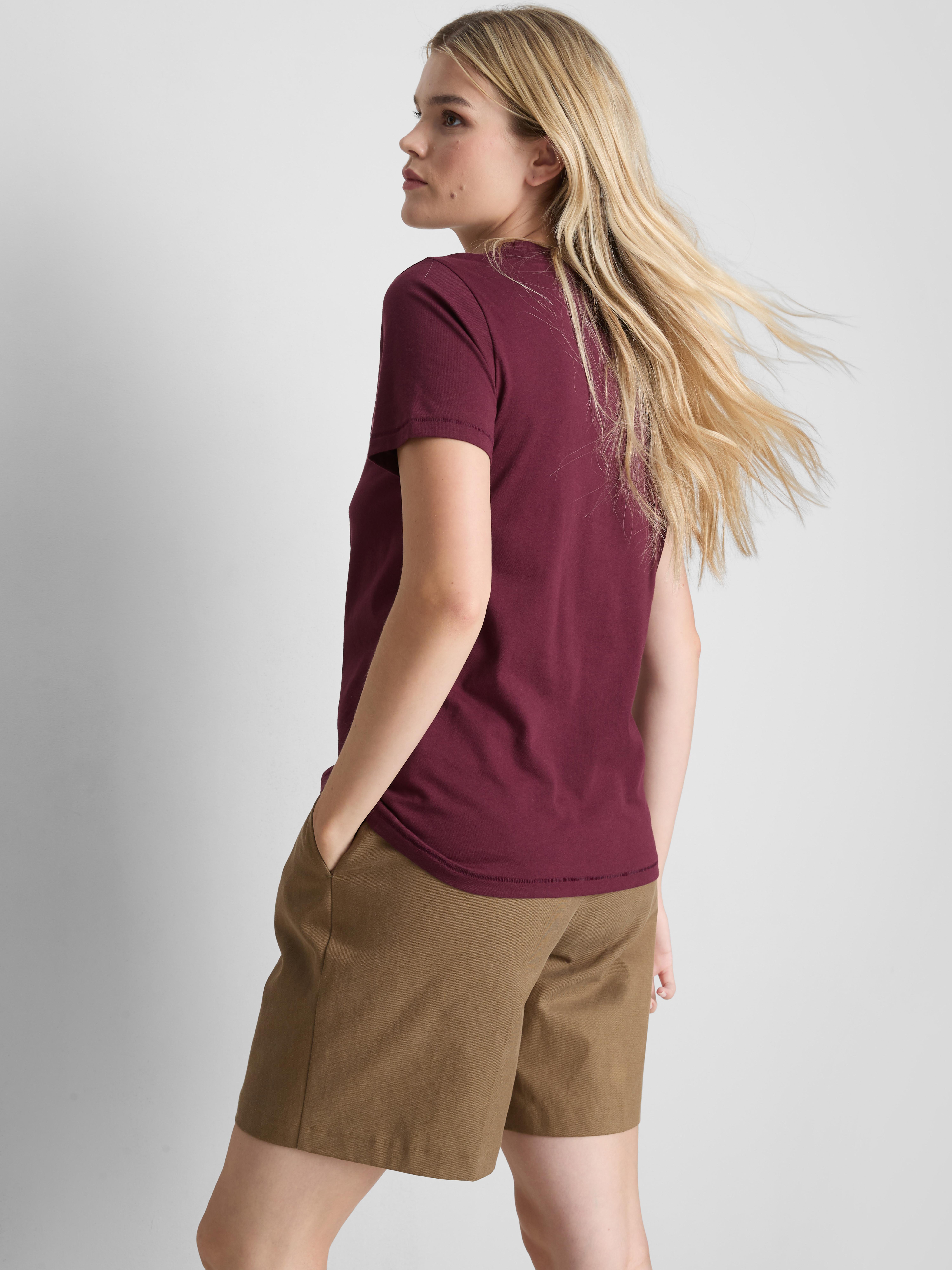 Hello Kitty Pure Cotton Graphic Tee - Burgundy