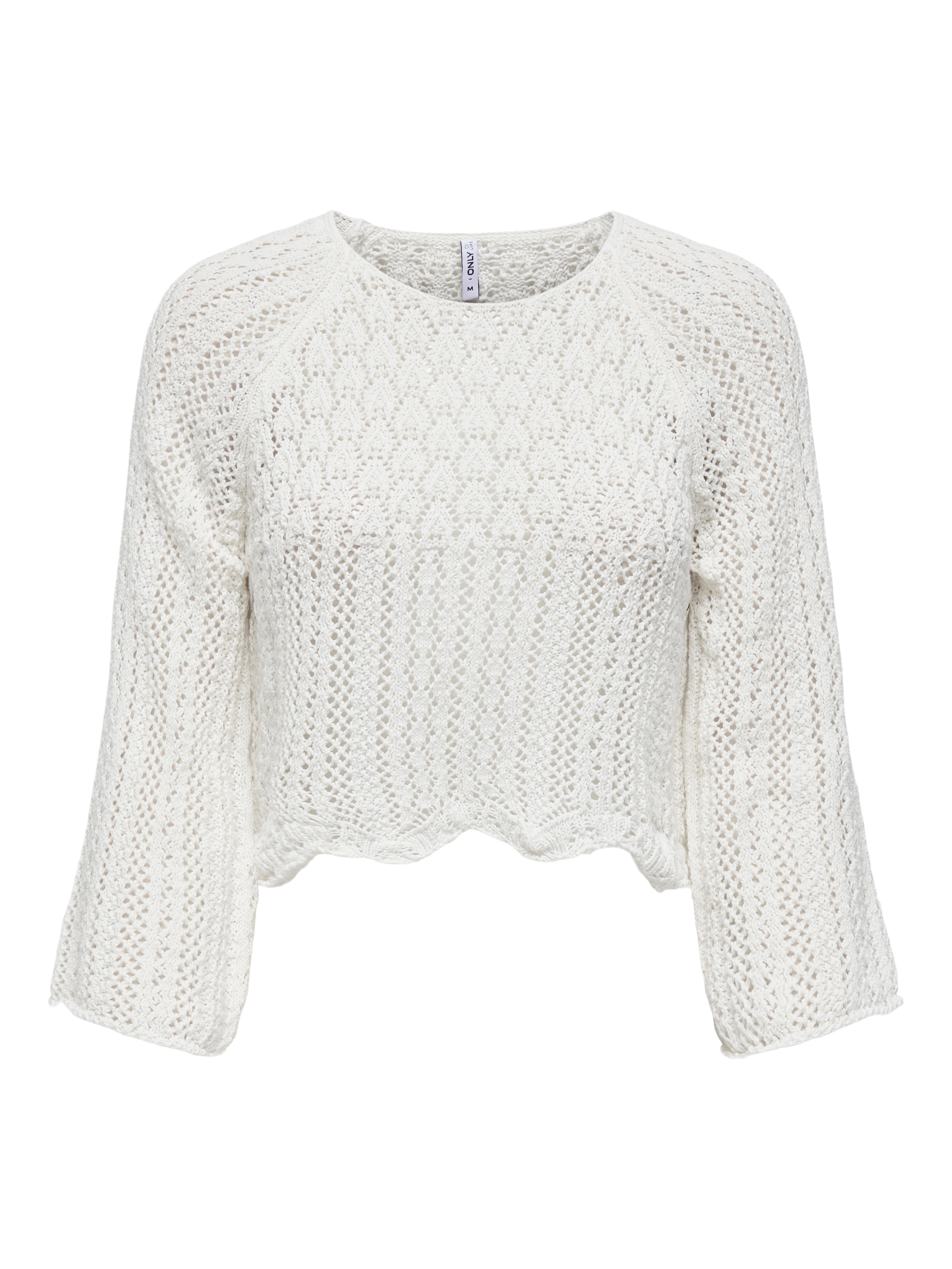ONLNOLA Knitted pullover Cloud Dancer