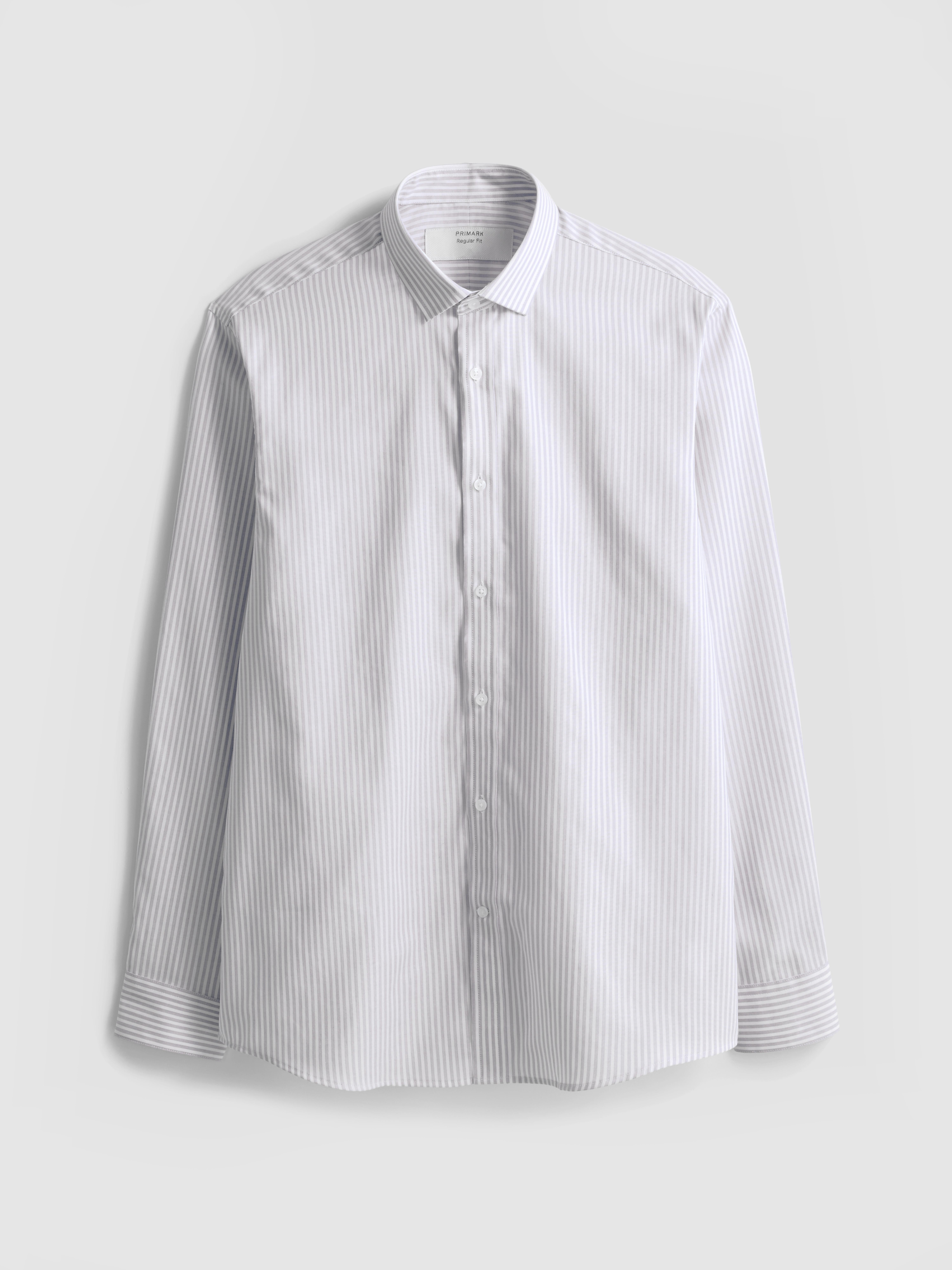Stripe Formal Shirt - Beige