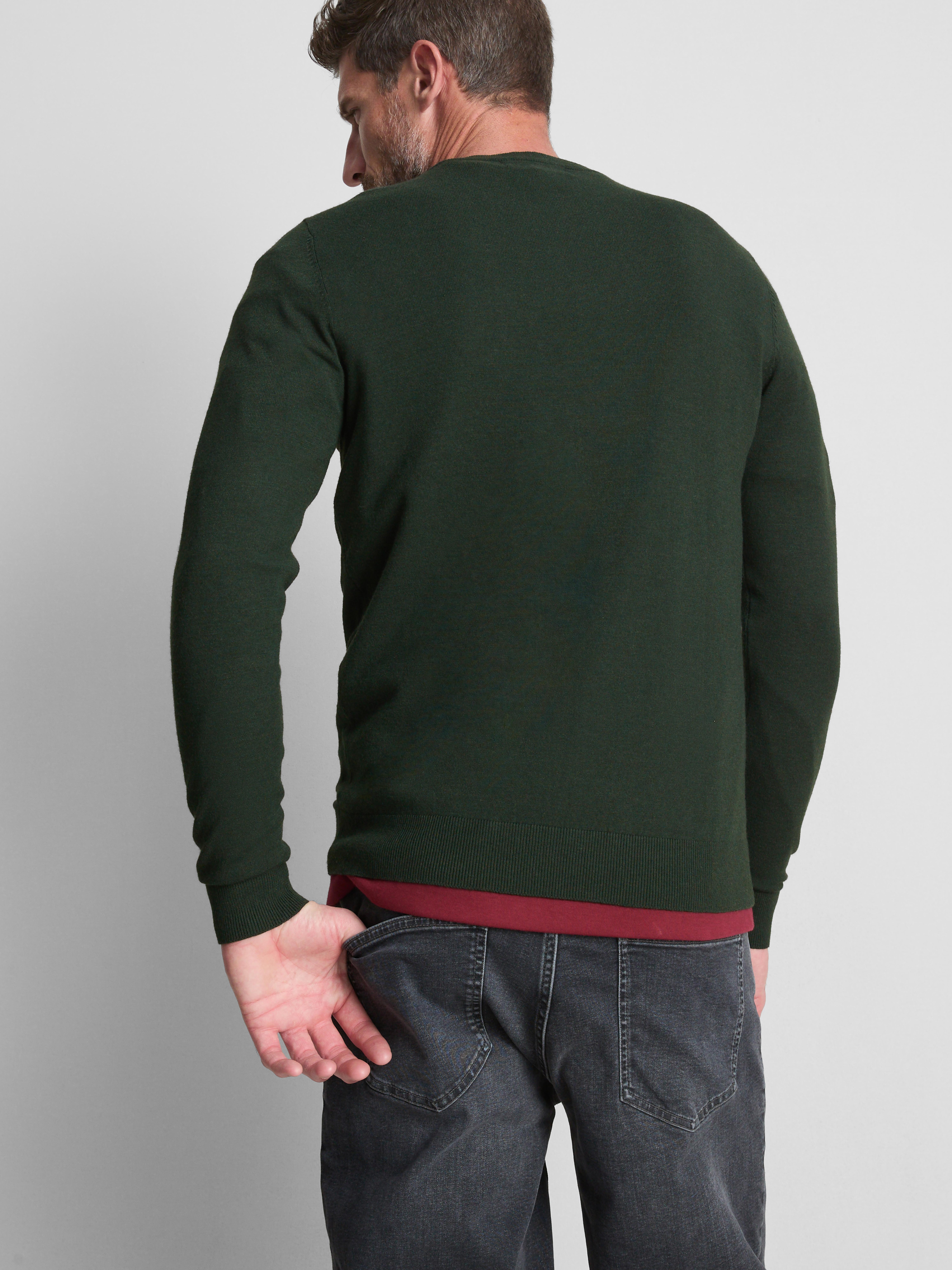 Crew Neck Sweater - Green