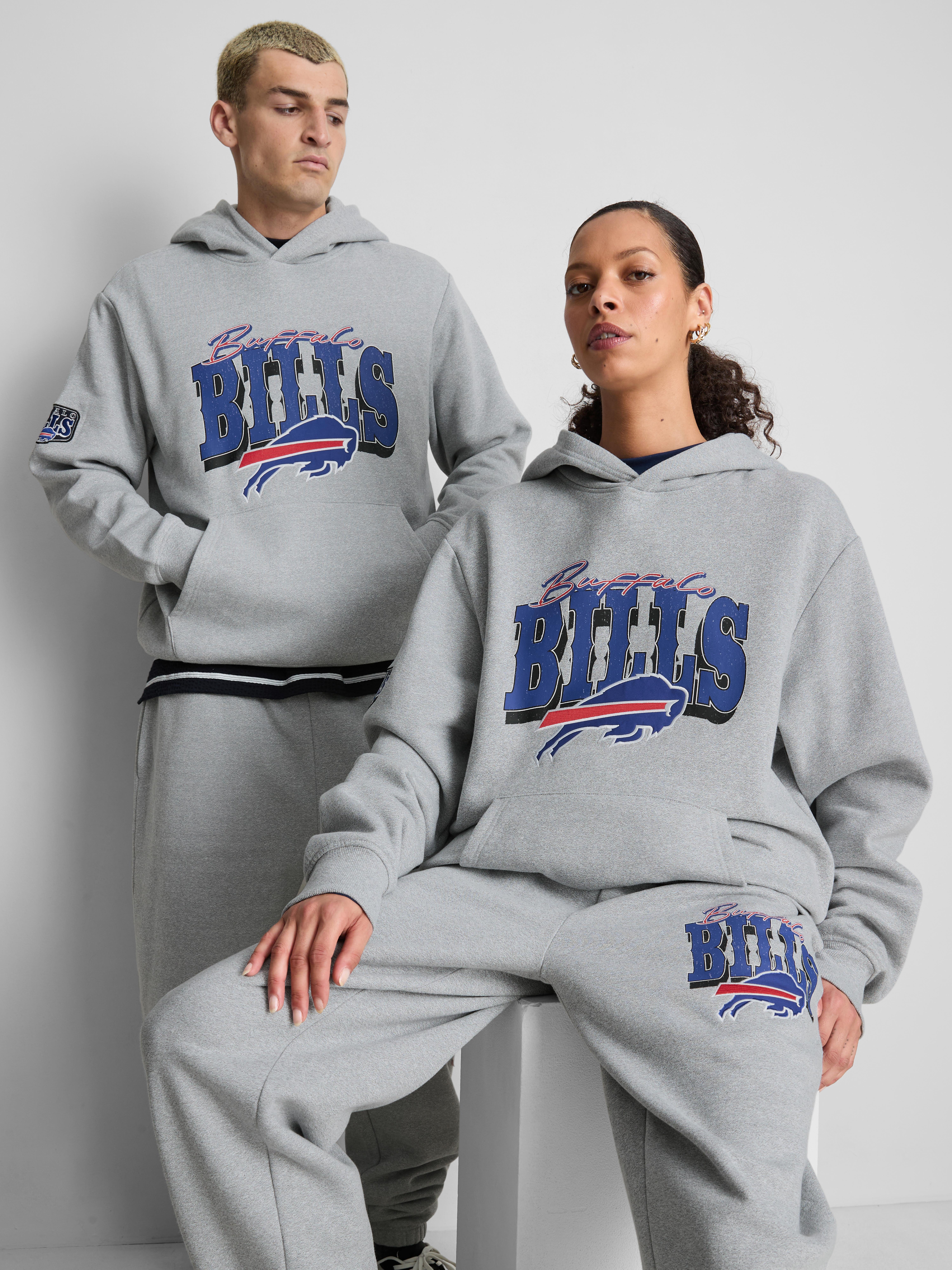NFL Buffalo Bills Graphic Hoodie - Gray
