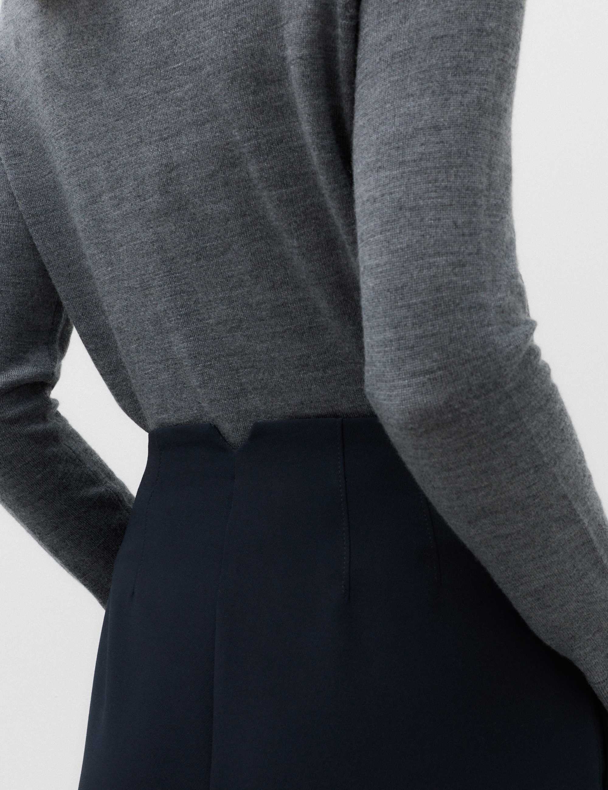 Tapered Ankle Grazer Trousers