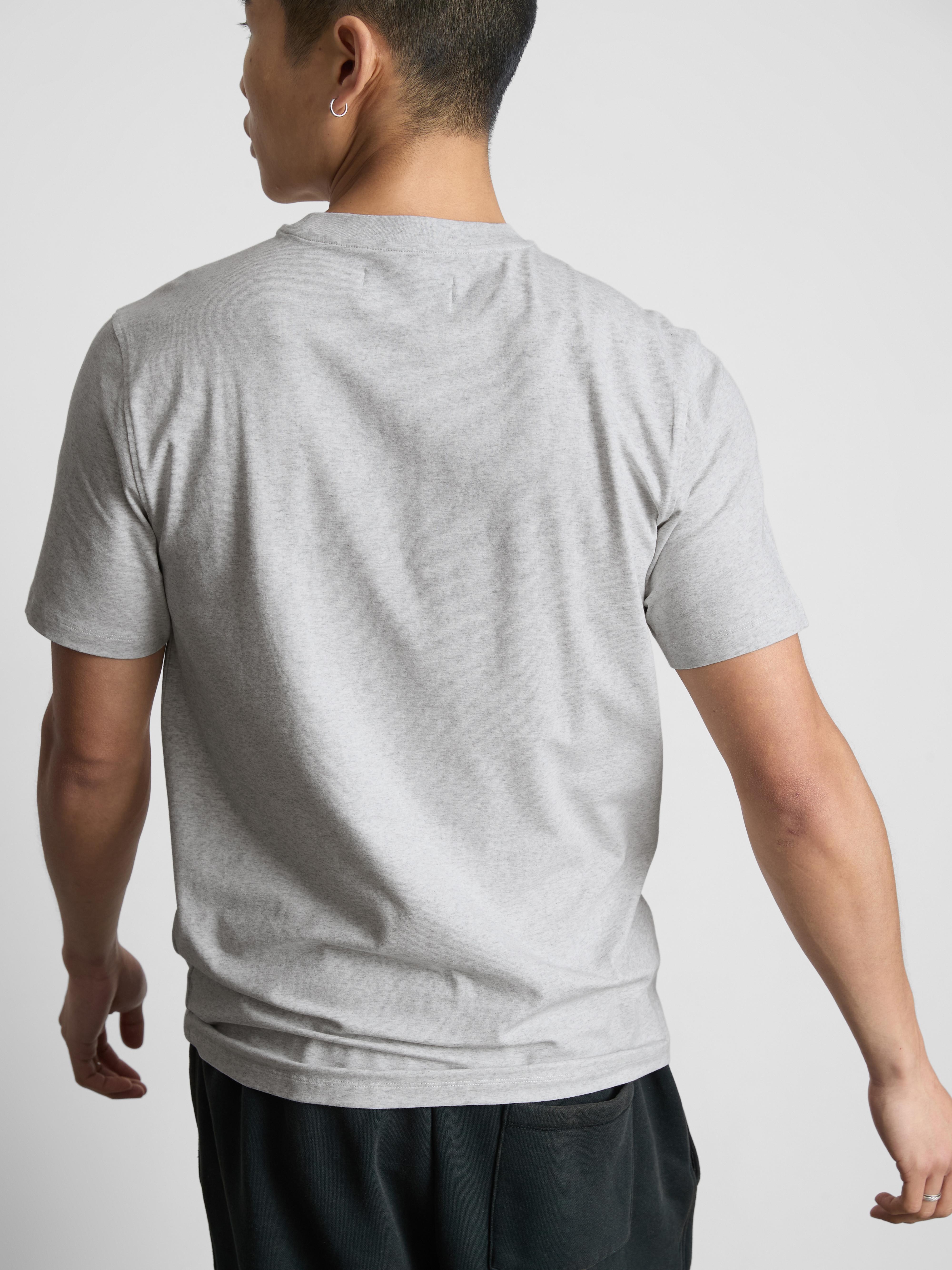 Slim-Fit Stretch T-Shirt - Light Gray