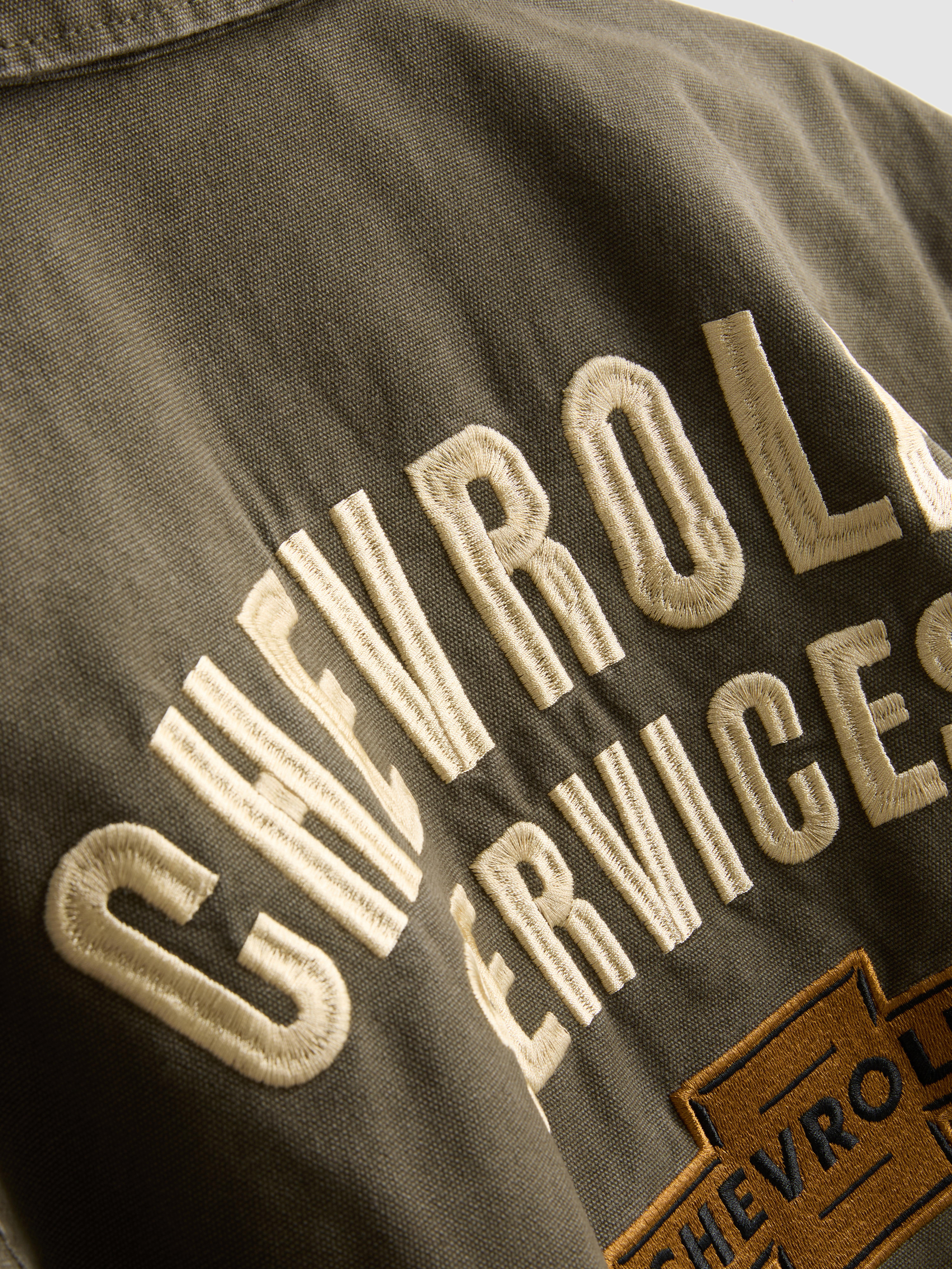 Chevrolet Pure Cotton Zip Jacket - Olive