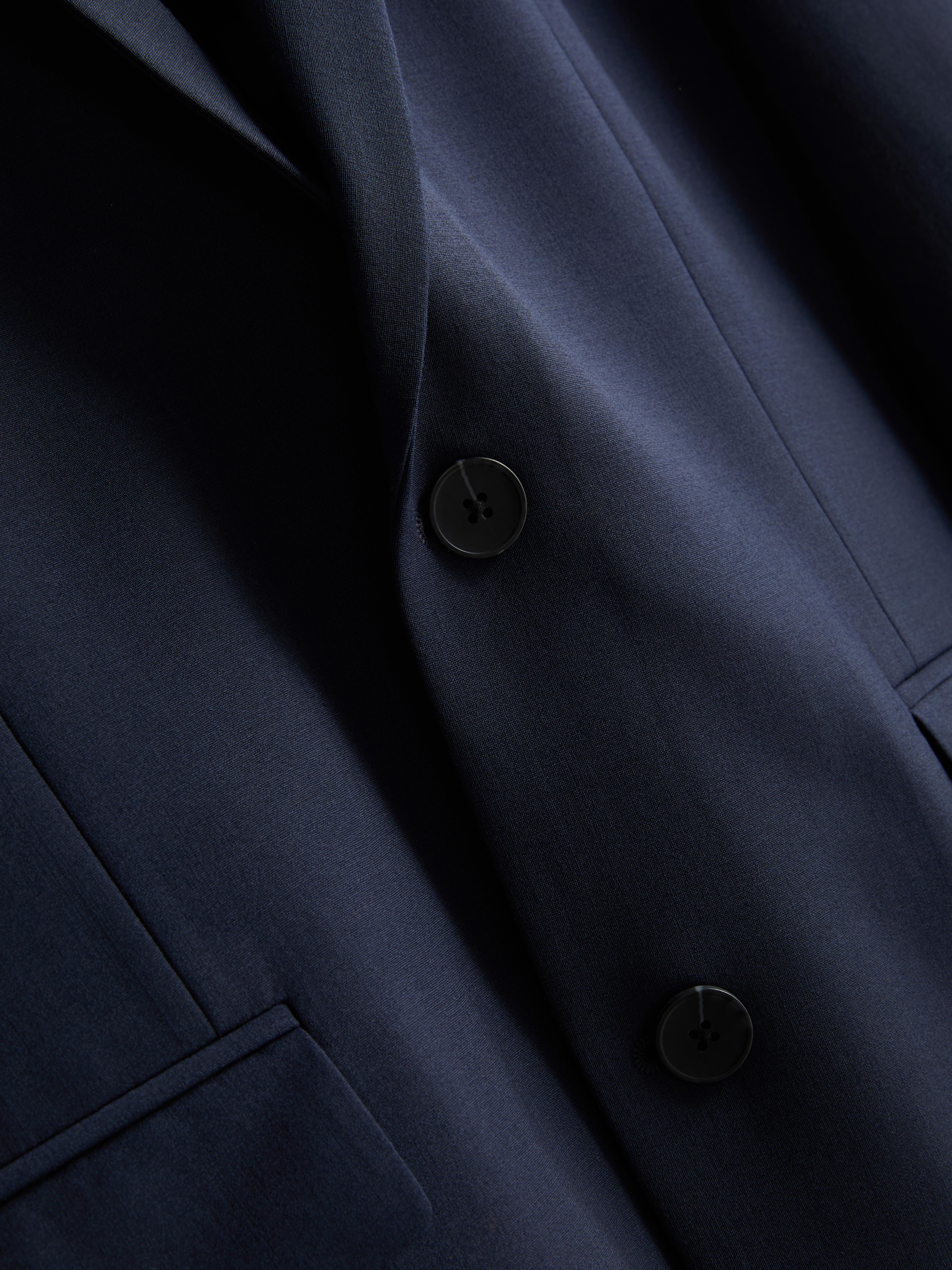 Regular Fit Suit Jacket - Navy