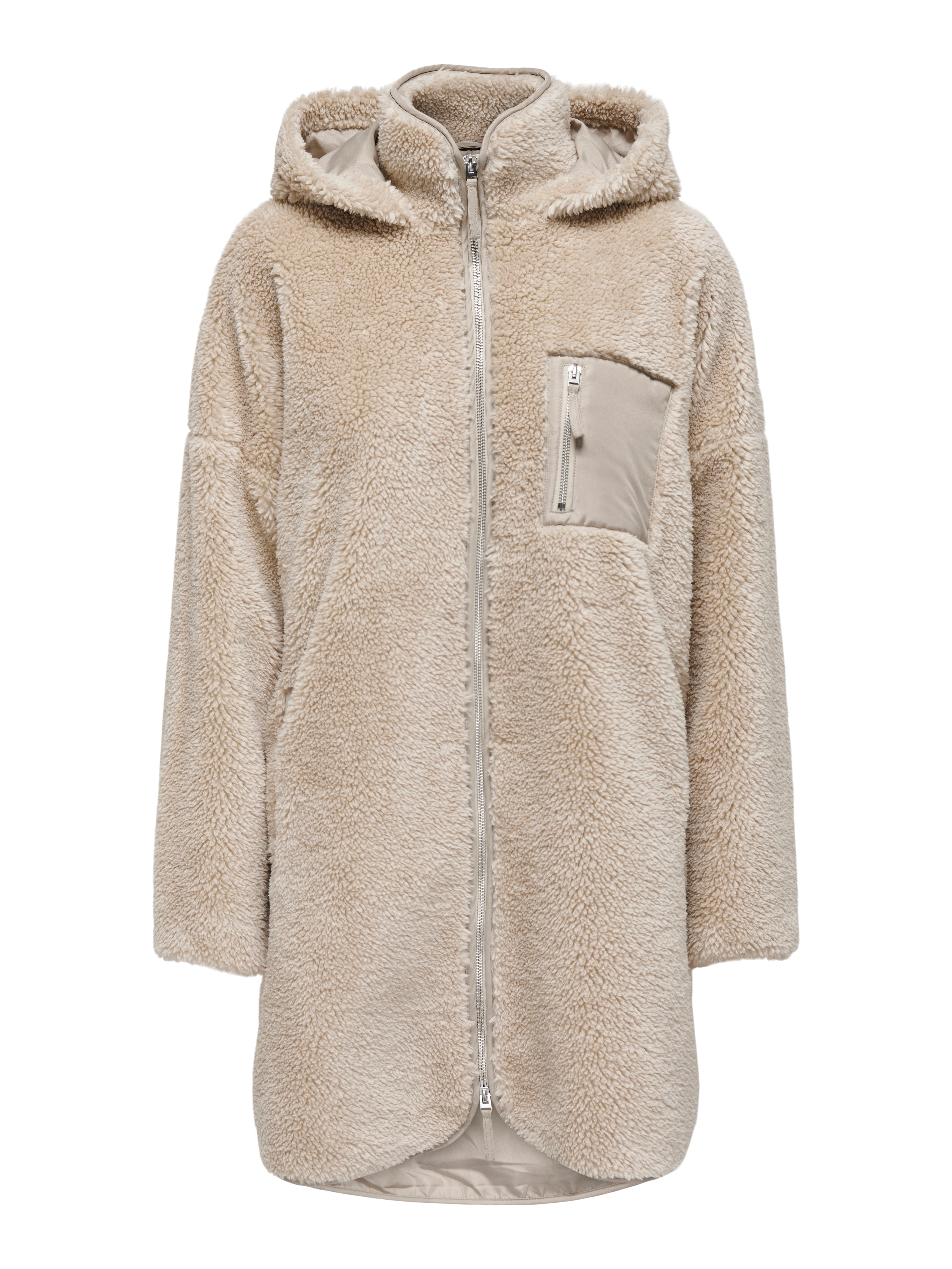 ONLSASCHA Teddy coat Cuban Sand