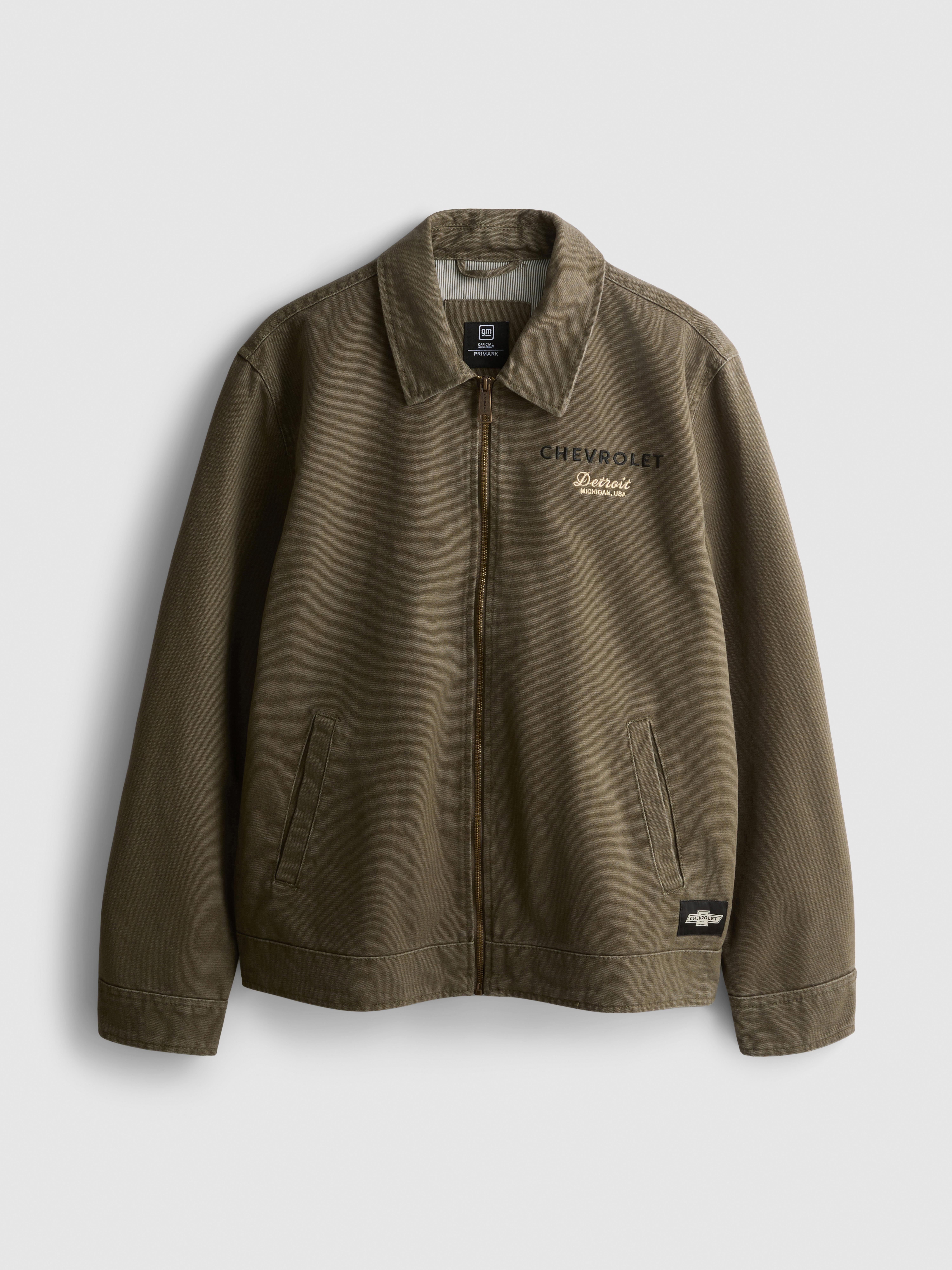 Chevrolet Pure Cotton Zip Jacket - Olive