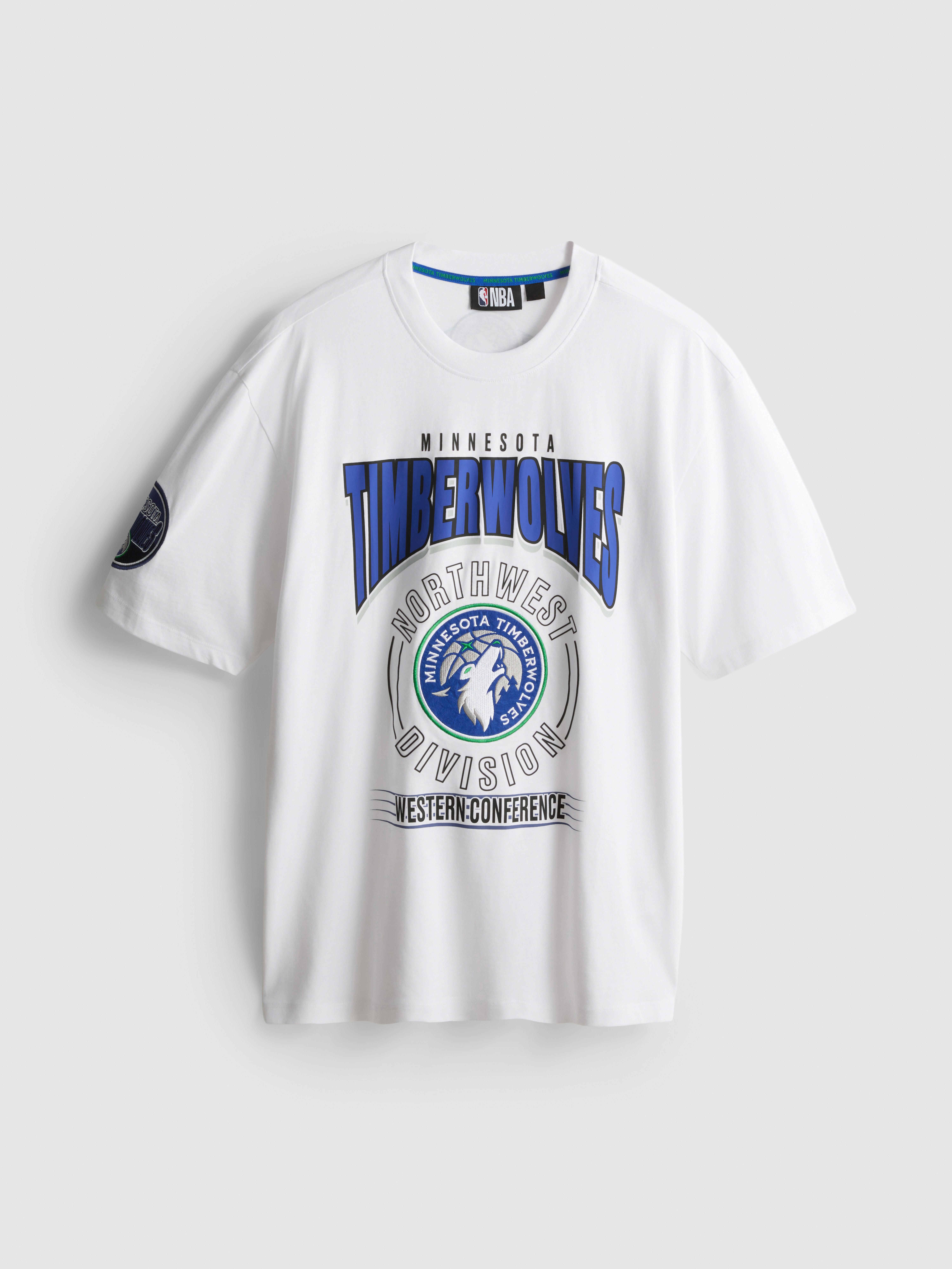 NBA Minnesota Timberwolves Pure Cotton T-Shirt - White