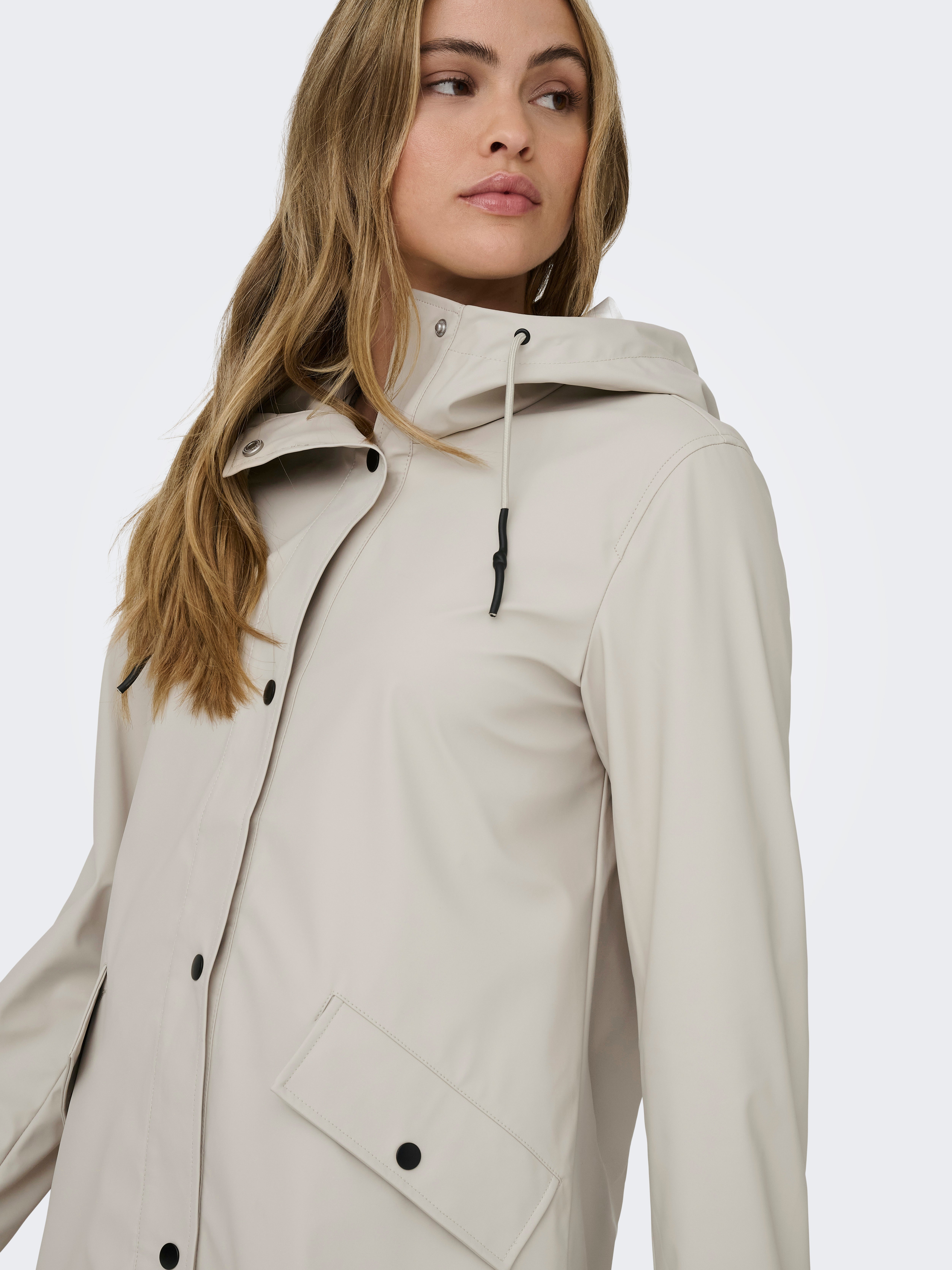 ONLELISA Raincoat Silver Lining