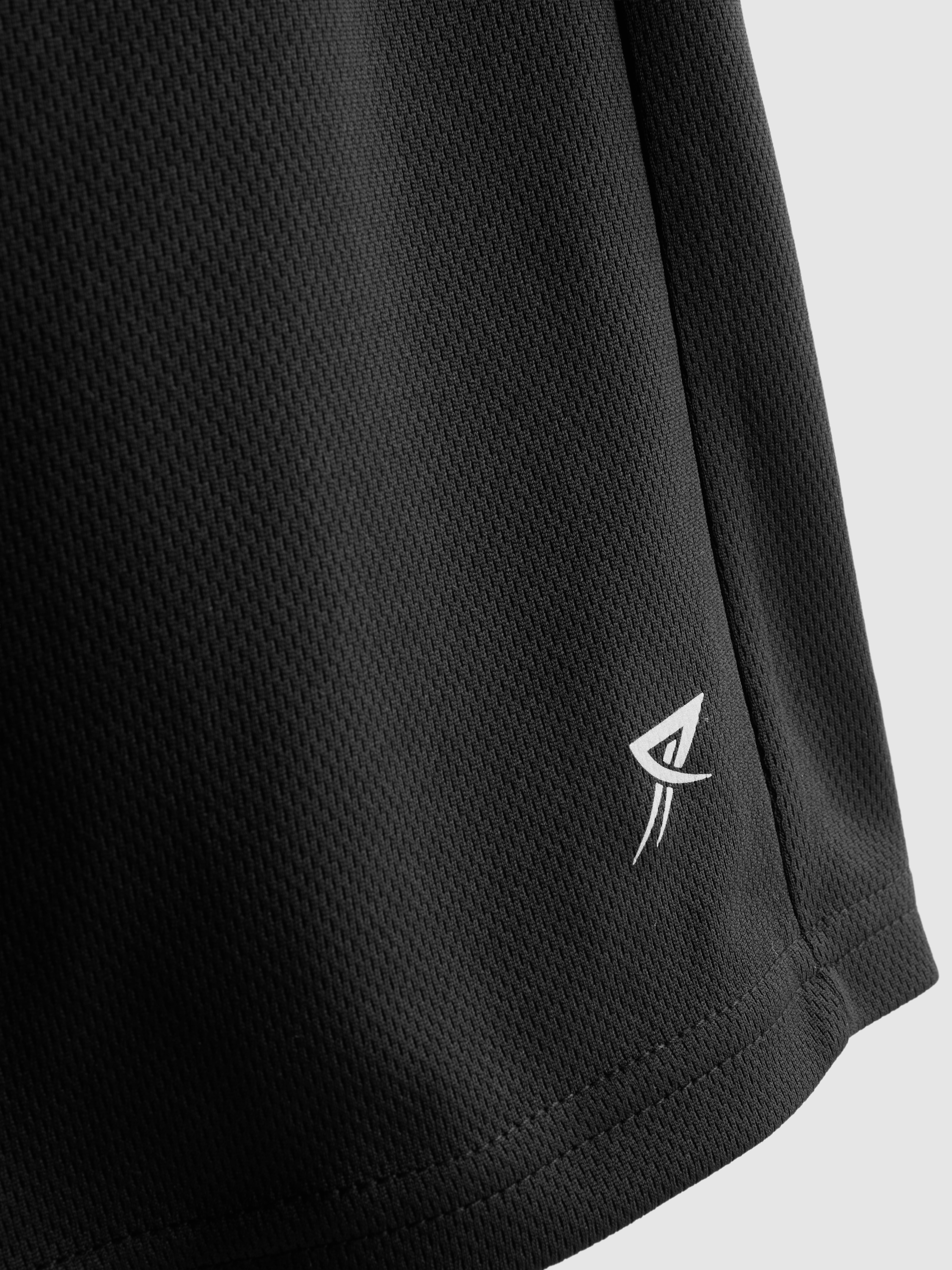 Mesh Gym Shorts - Black
