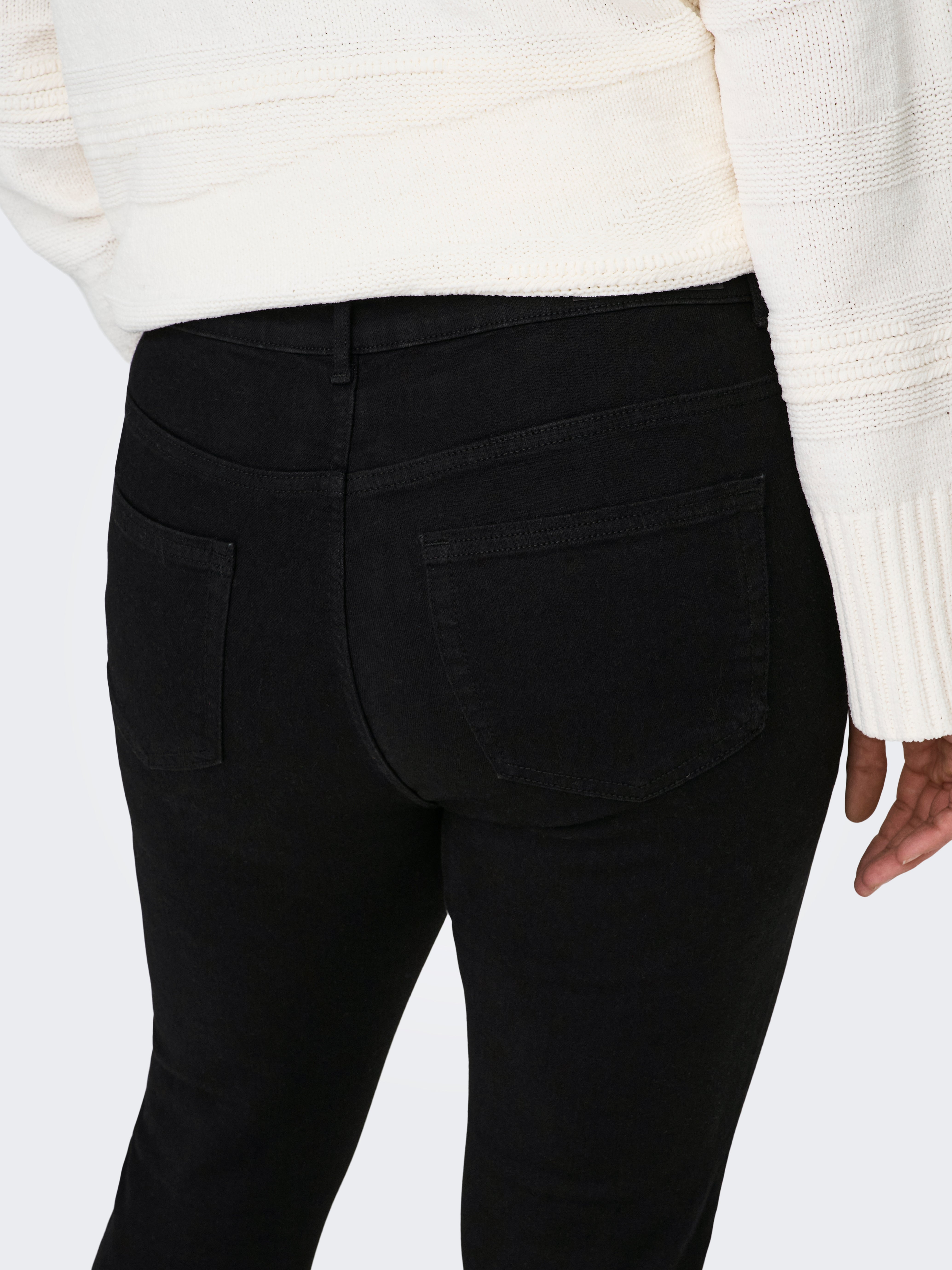 CARWILLY Regular waist Skinny Fit Jeans Black