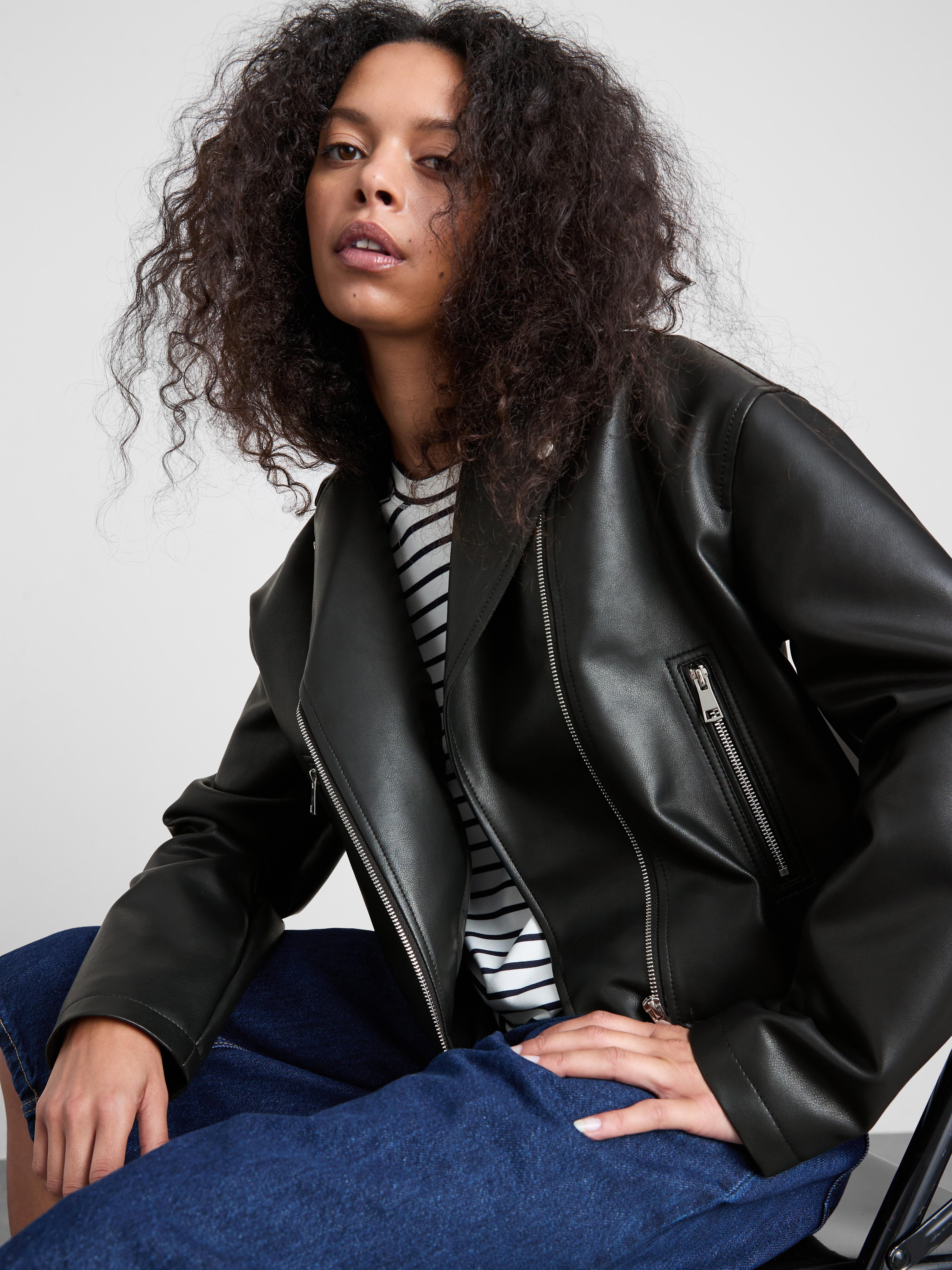 Essential Biker Jacket - Black