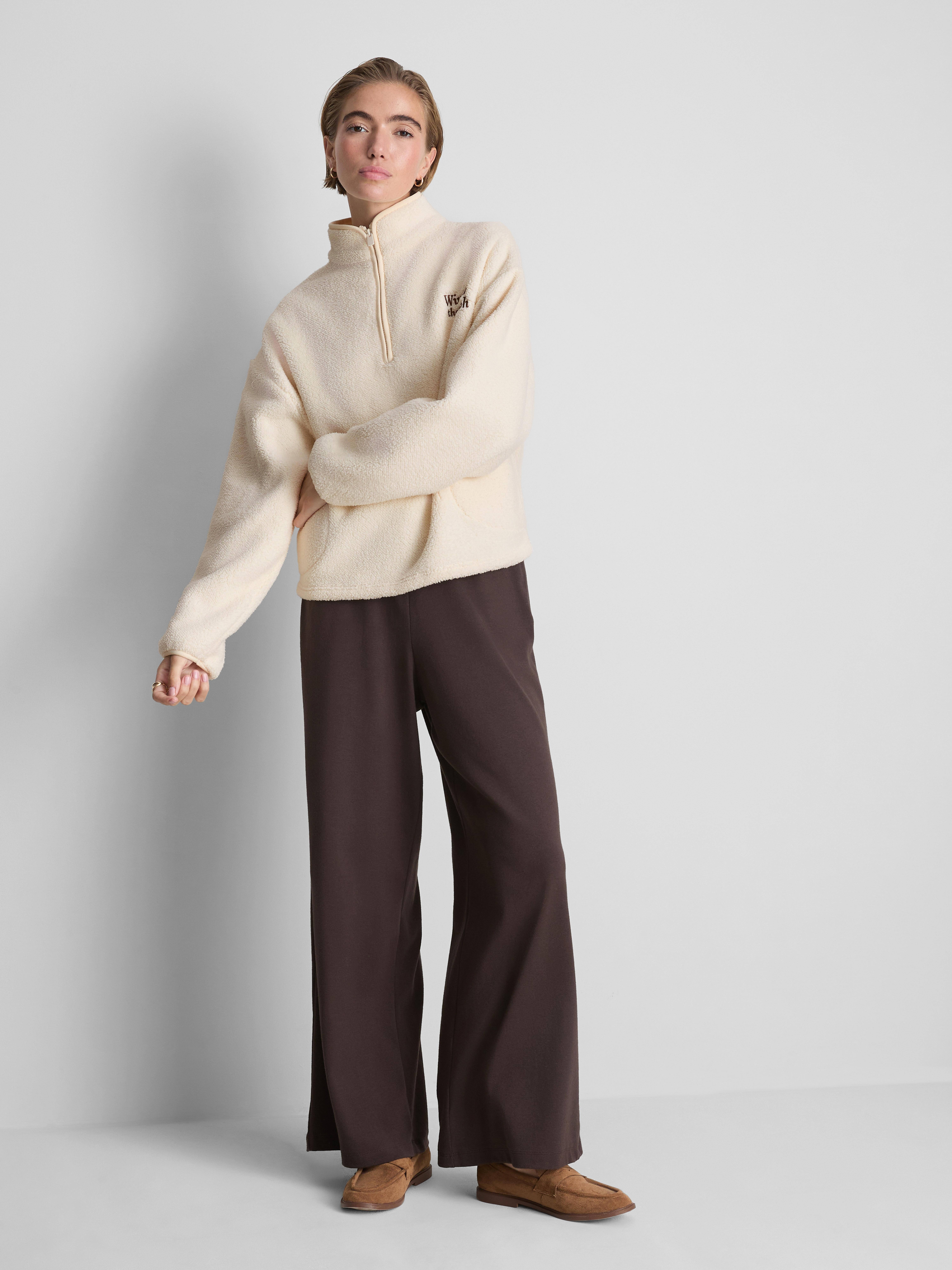 Disney's Winnie the Pooh Half Zip Fleece - Ivory