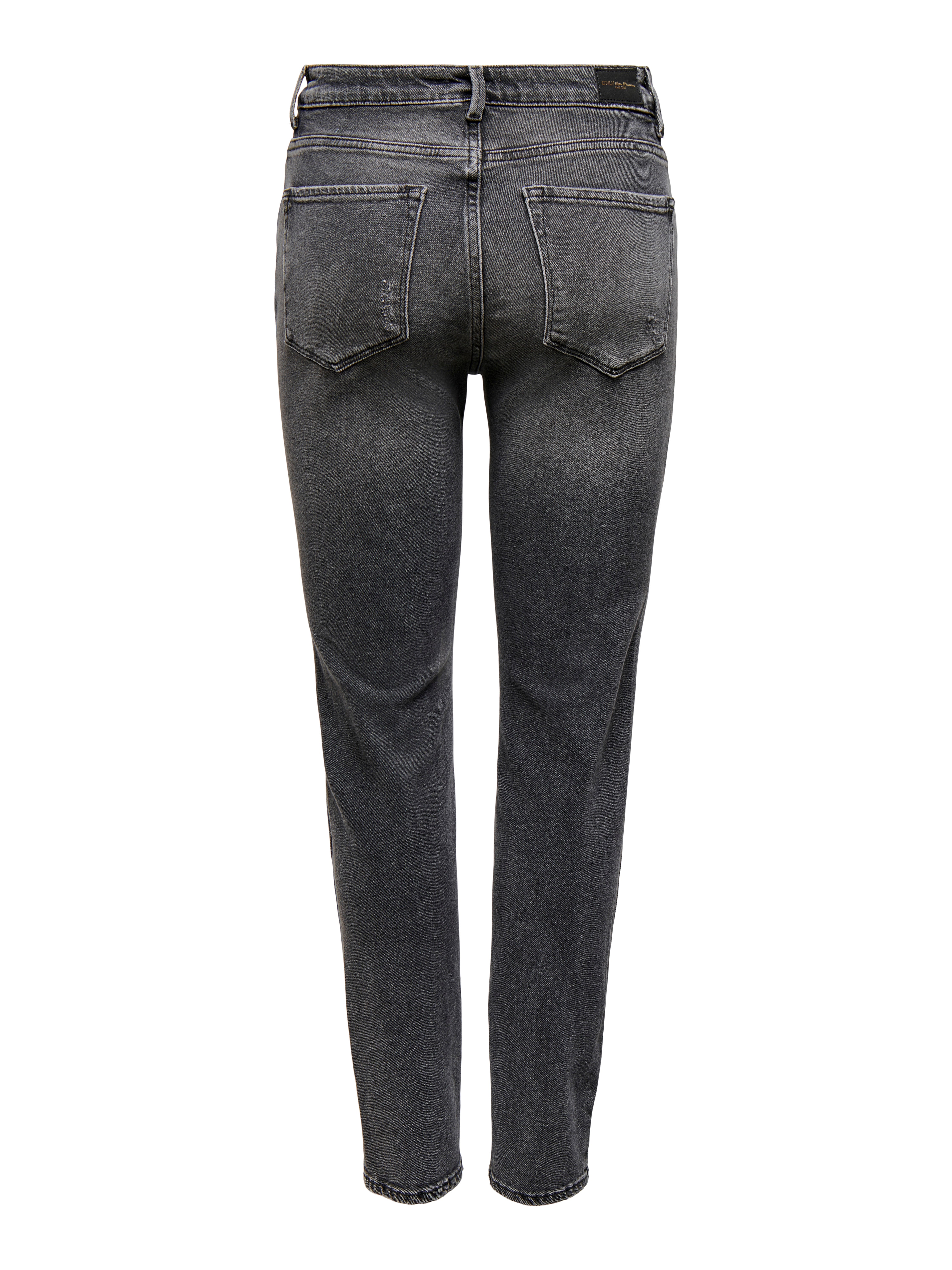 ONLEMILY High waist Straight Fit Ankle length Jeans Dark Grey Denim