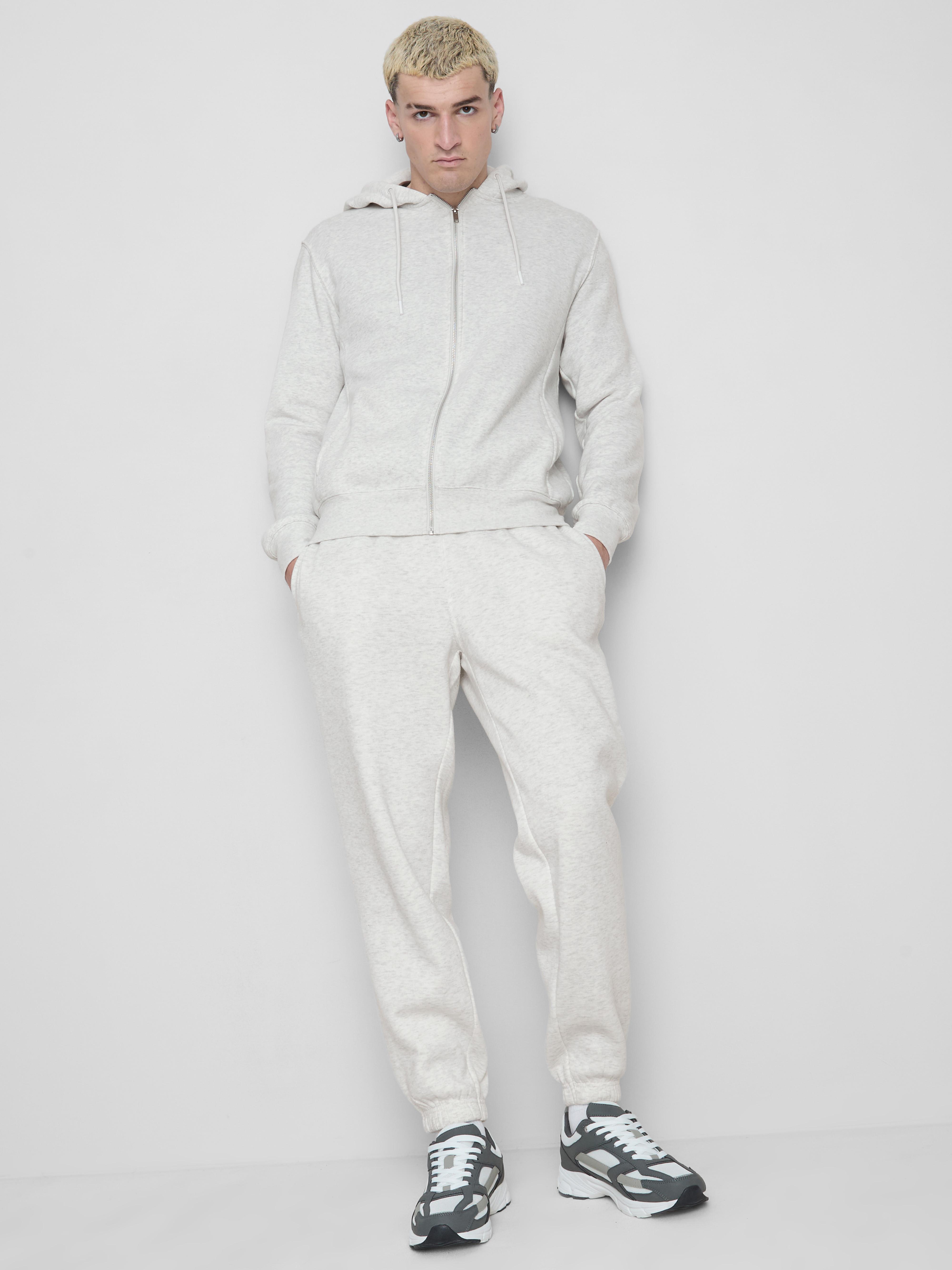 Zip Hoodie - Gray Heather