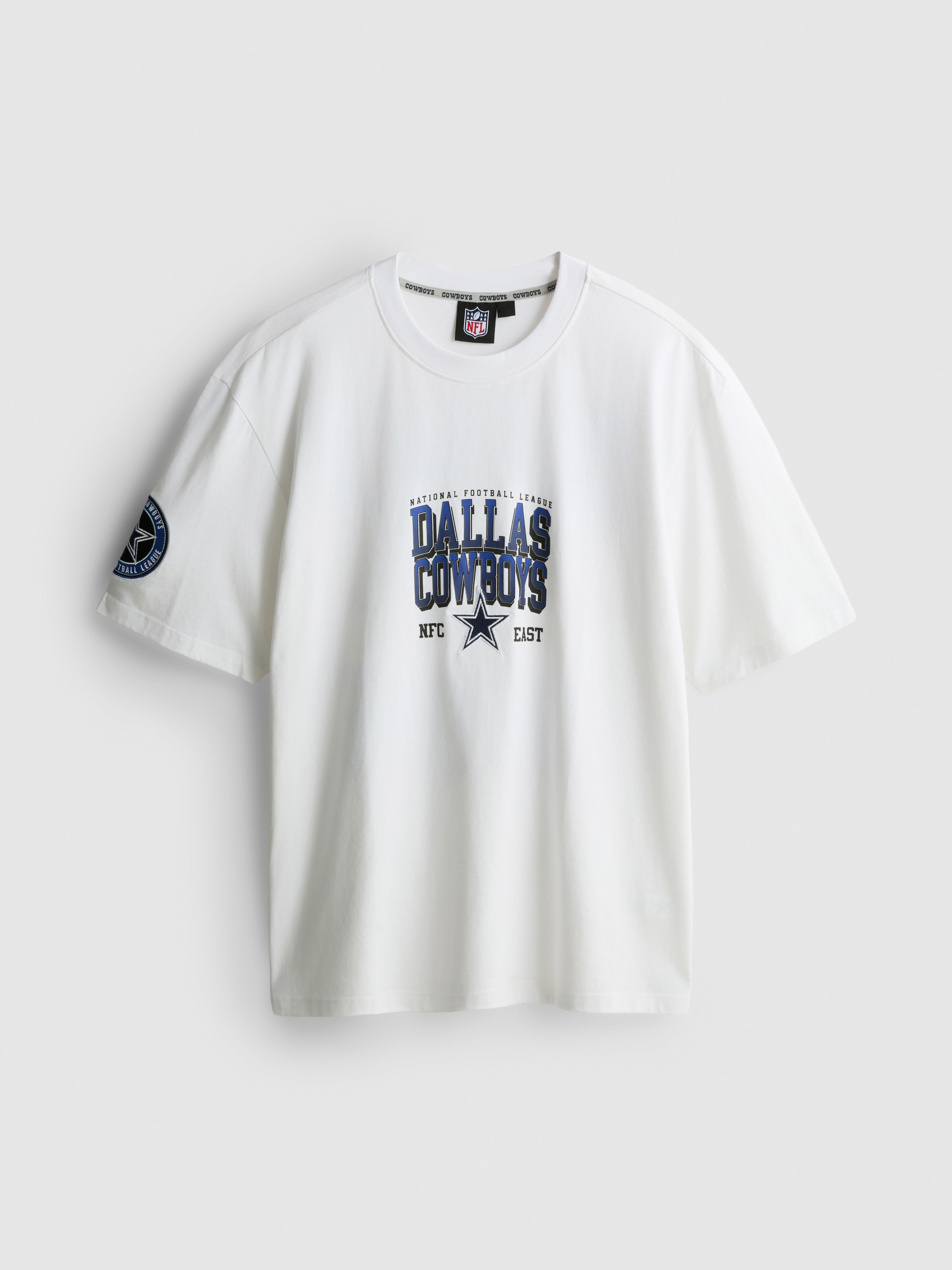 NFL Dallas Cowboys Pure Cotton Graphic T-Shirt - White