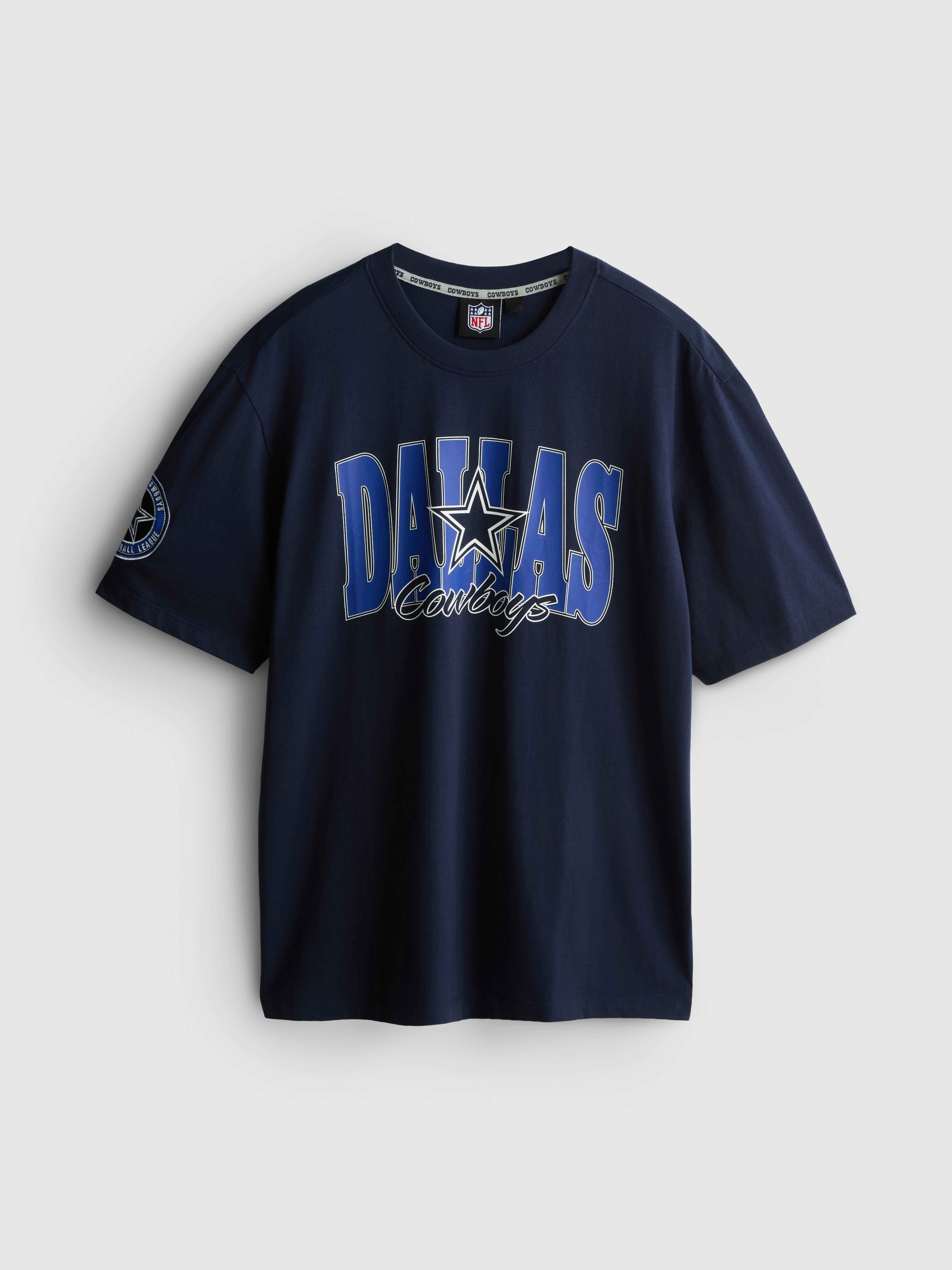 NFL Dallas Cowboys Pure Cotton Graphic T-Shirt - Navy