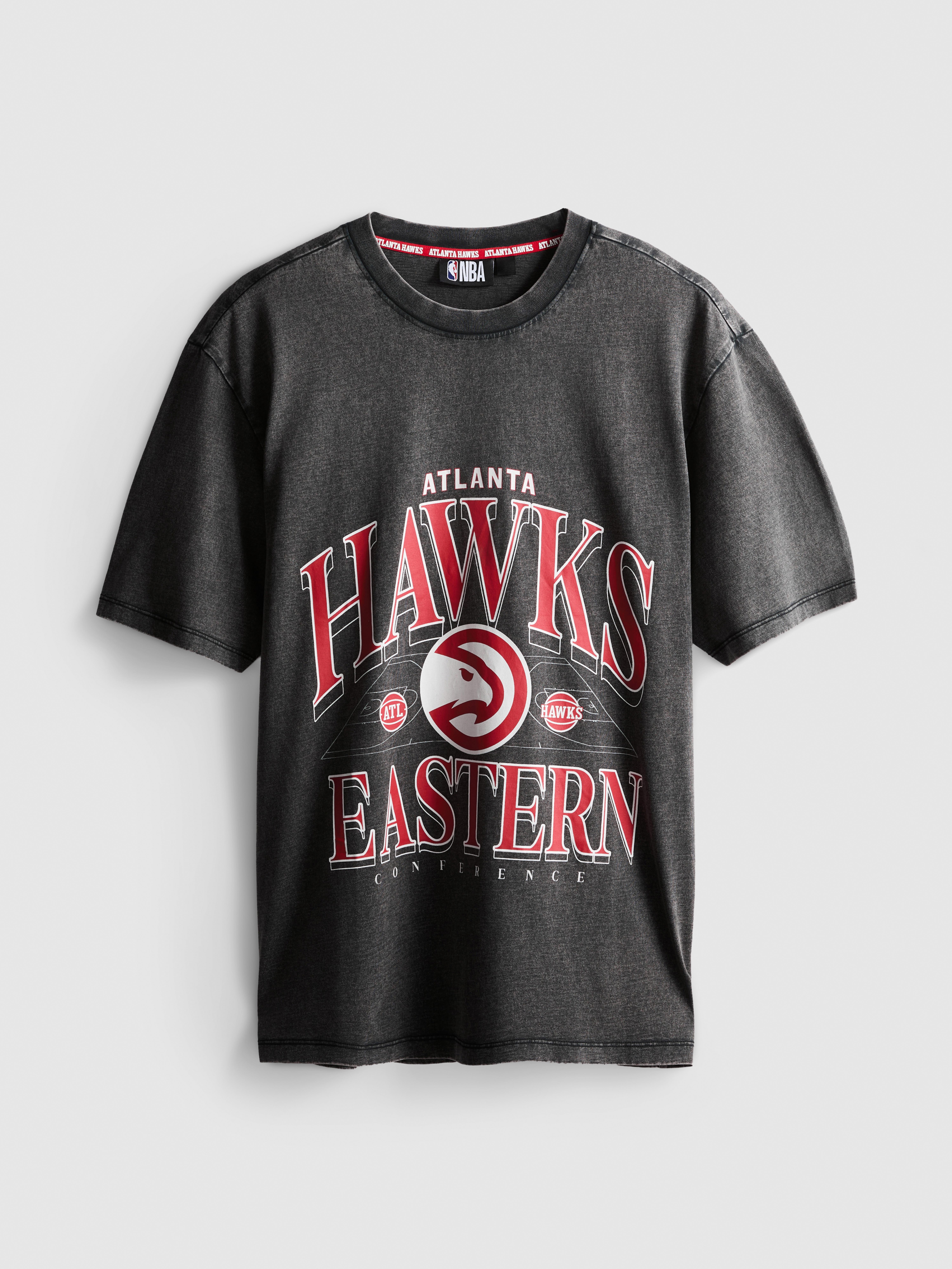 NBA Atlanta Hawks Graphic T-Shirt - Charcoal