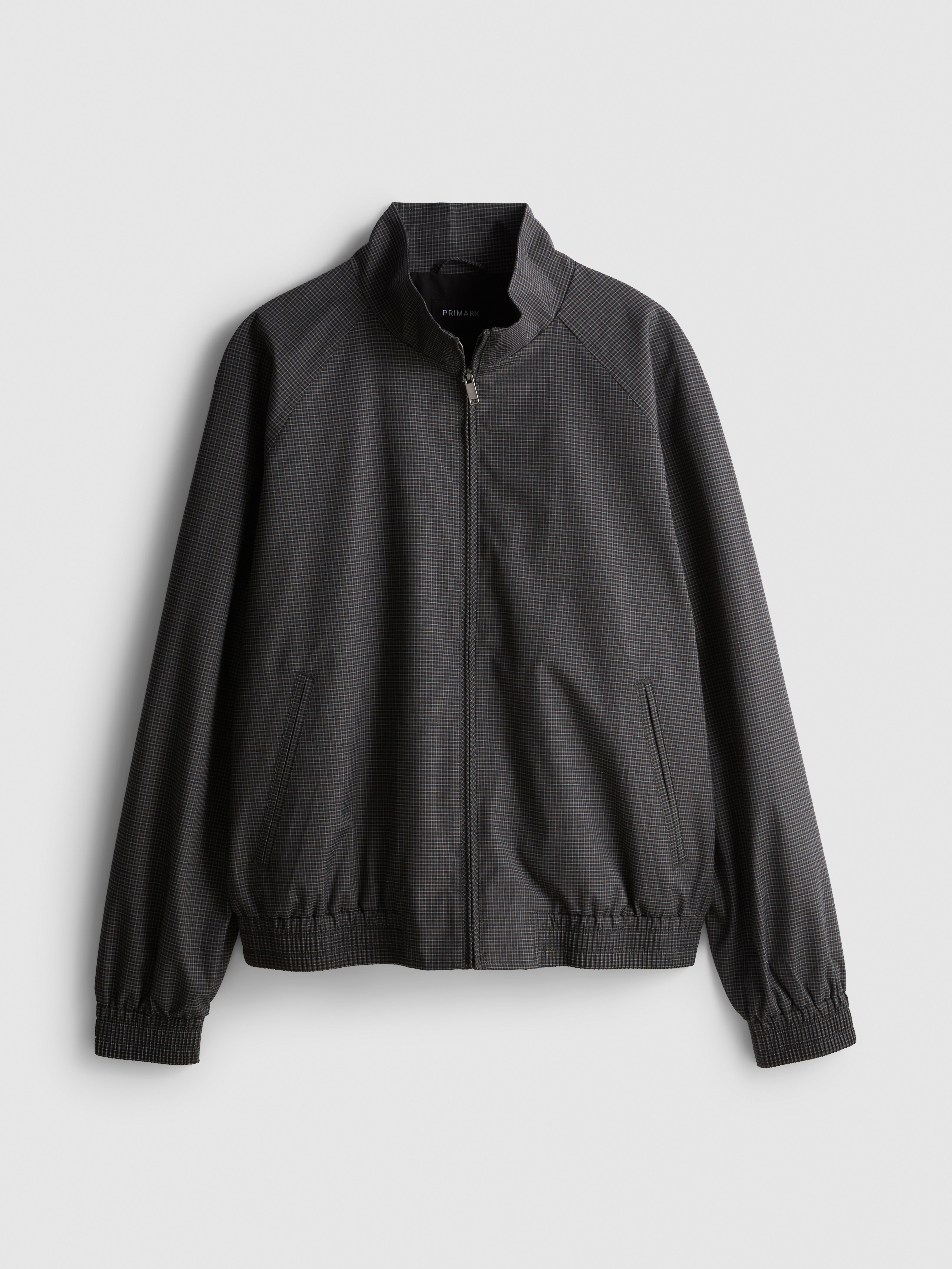 Plaid Harrington Jacket - Black