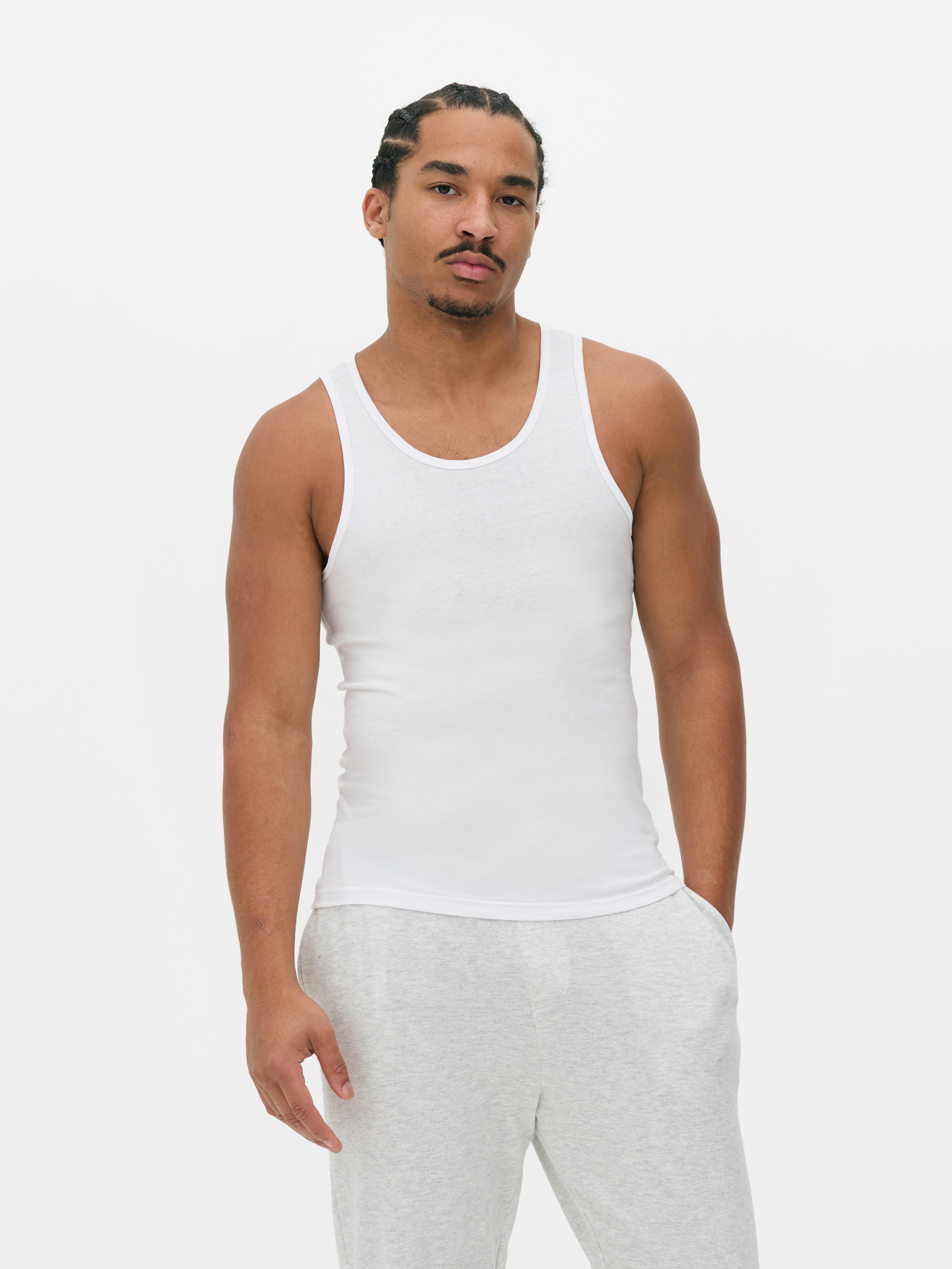 5-Pack Essential Tanks - White