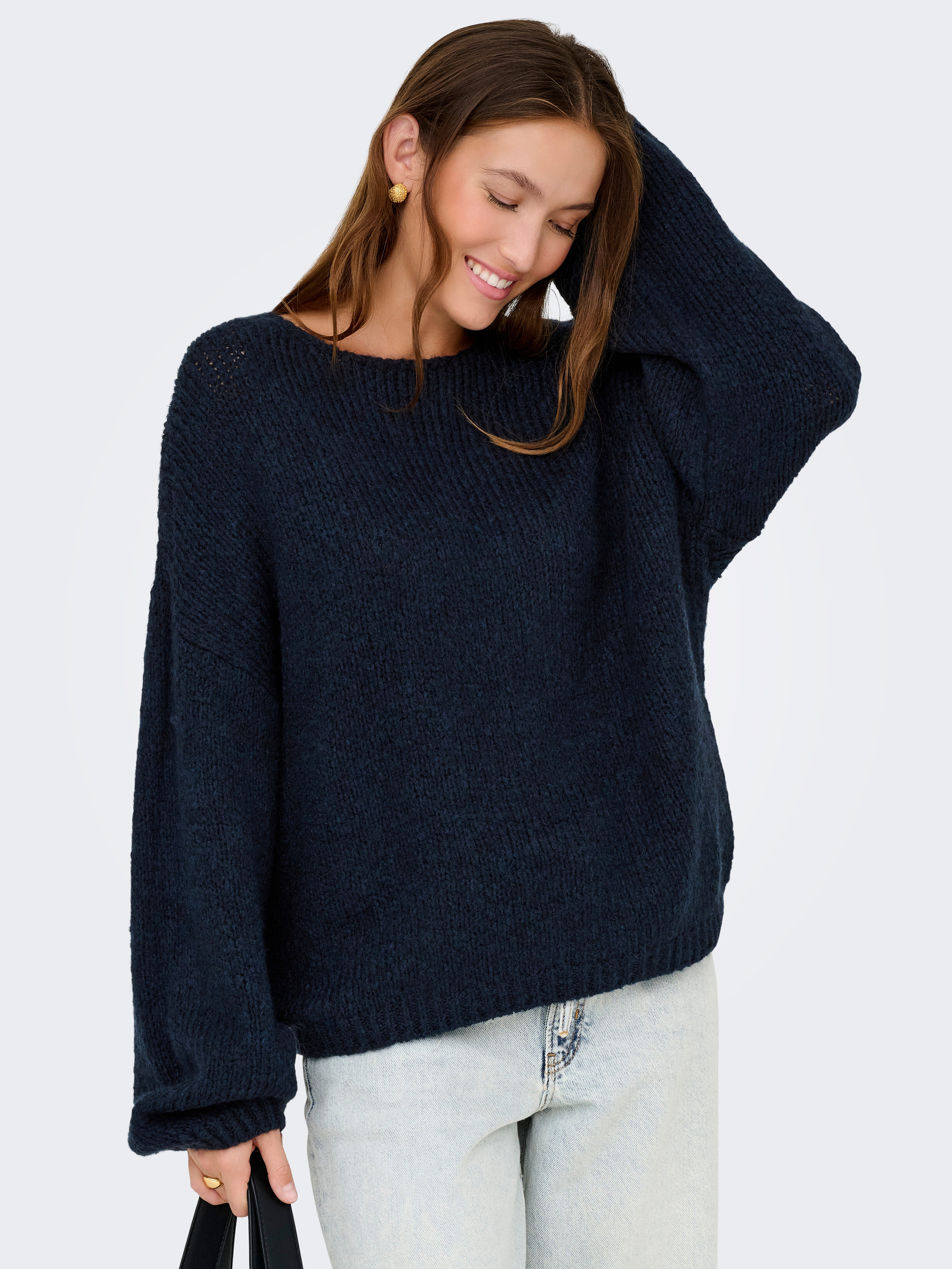 JDYDINEA Knitted pullover Total Eclipse