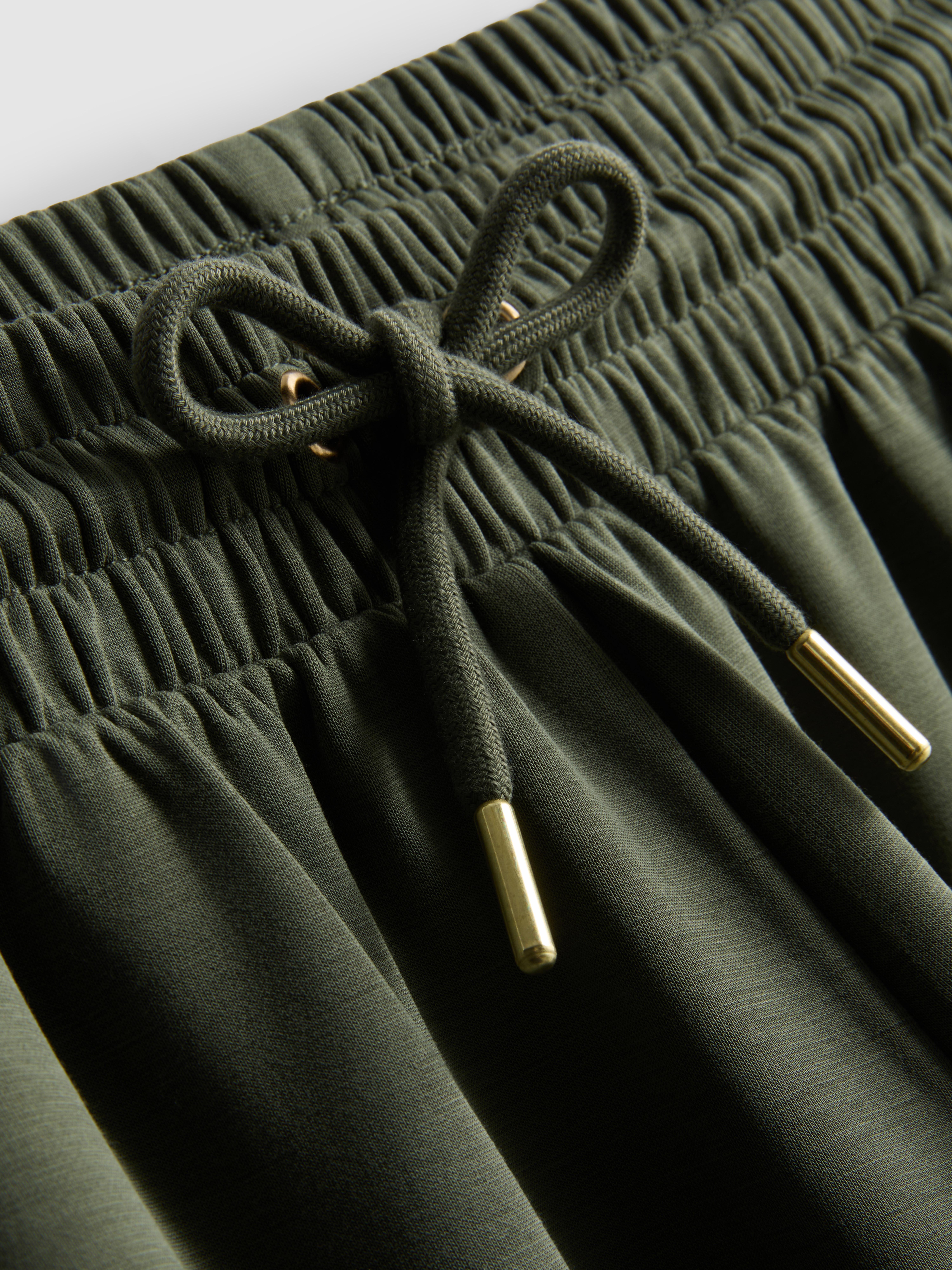 Modal Blend Tapered Joggers - Olive