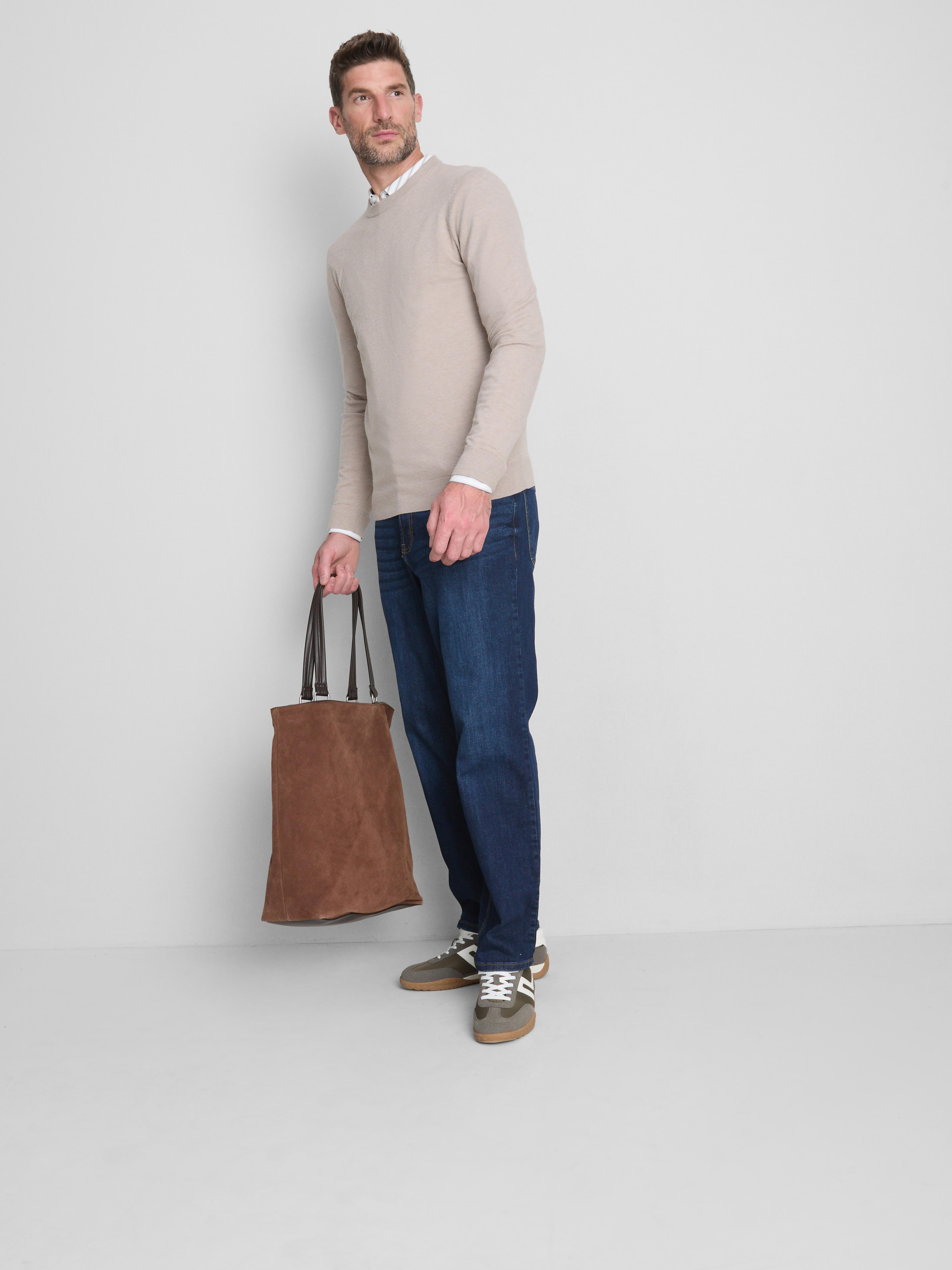 Crew Neck Sweater - Natural