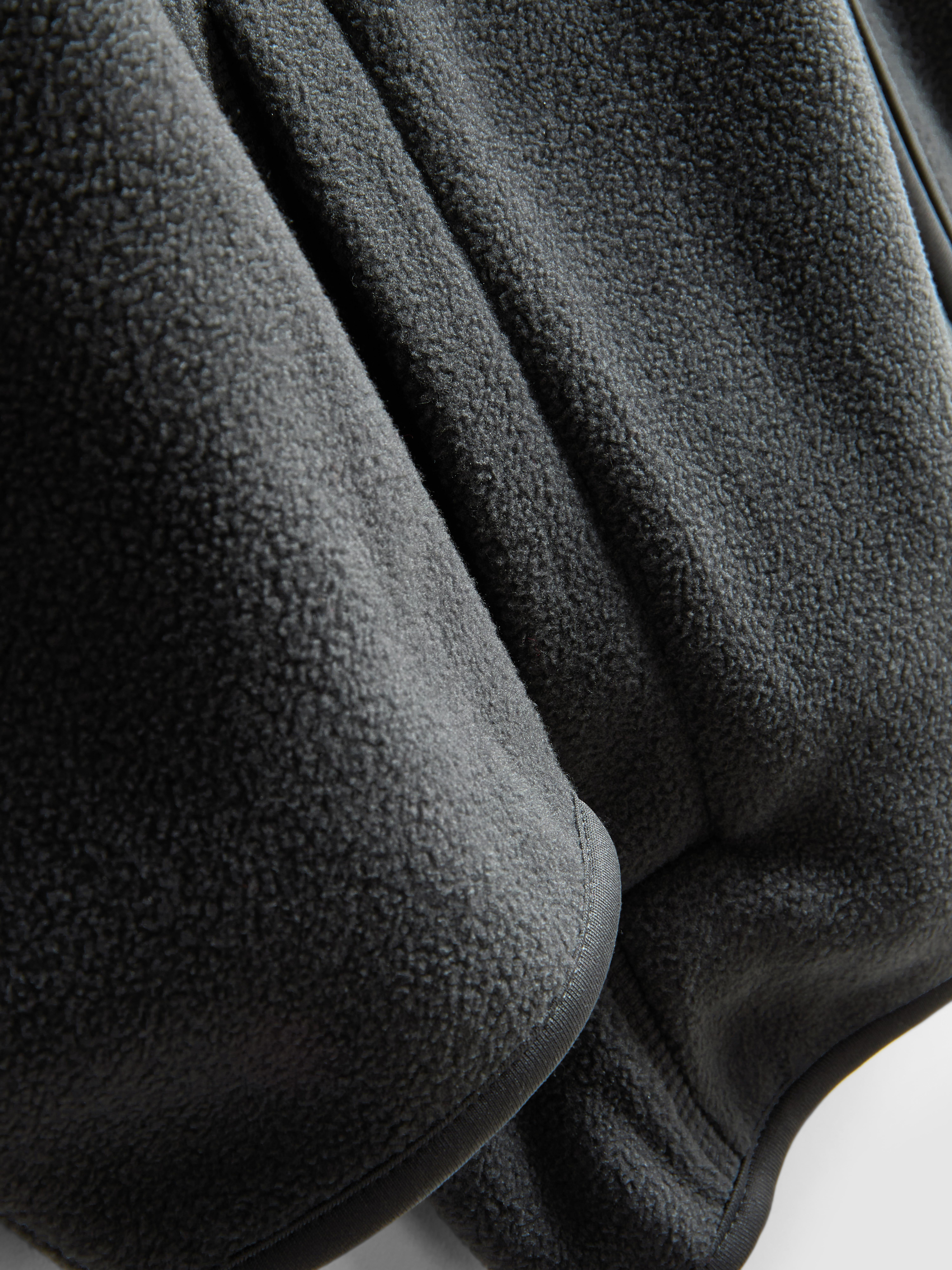 Zip-Up Fleece Jacket - Charcoal