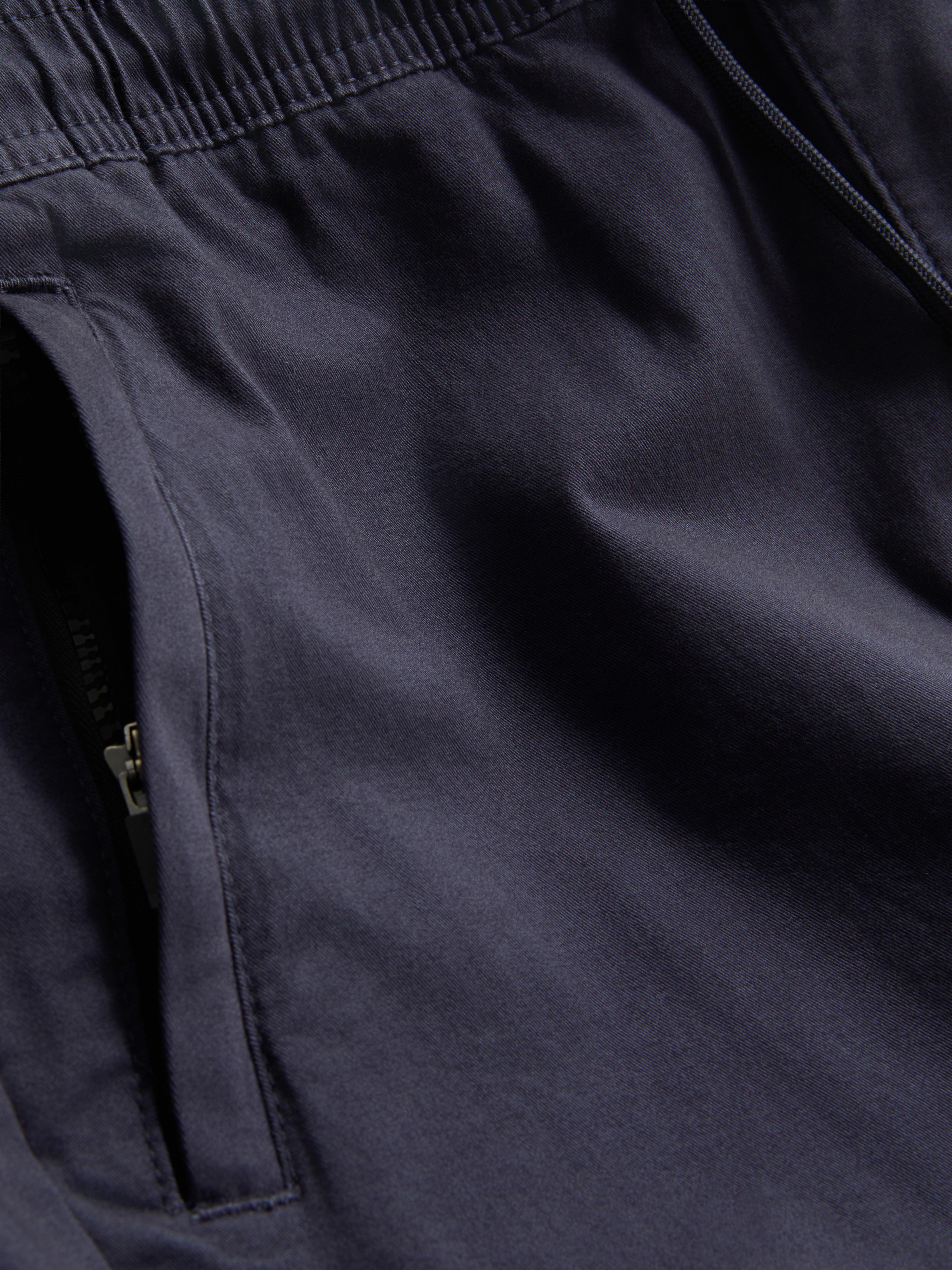 Cuffed Cargo Joggers - Blue