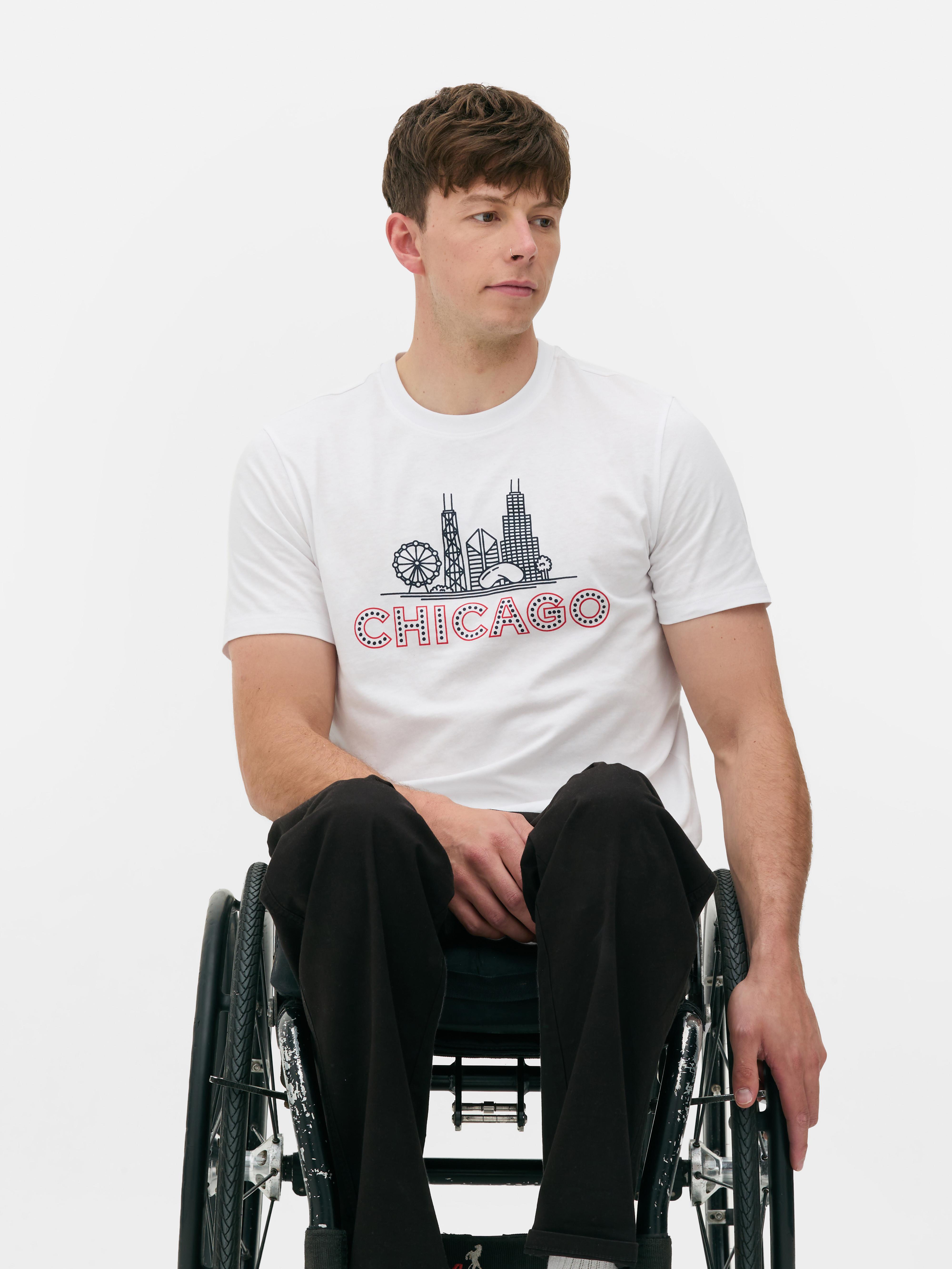 Short Sleeve Chicago T-Shirt - White
