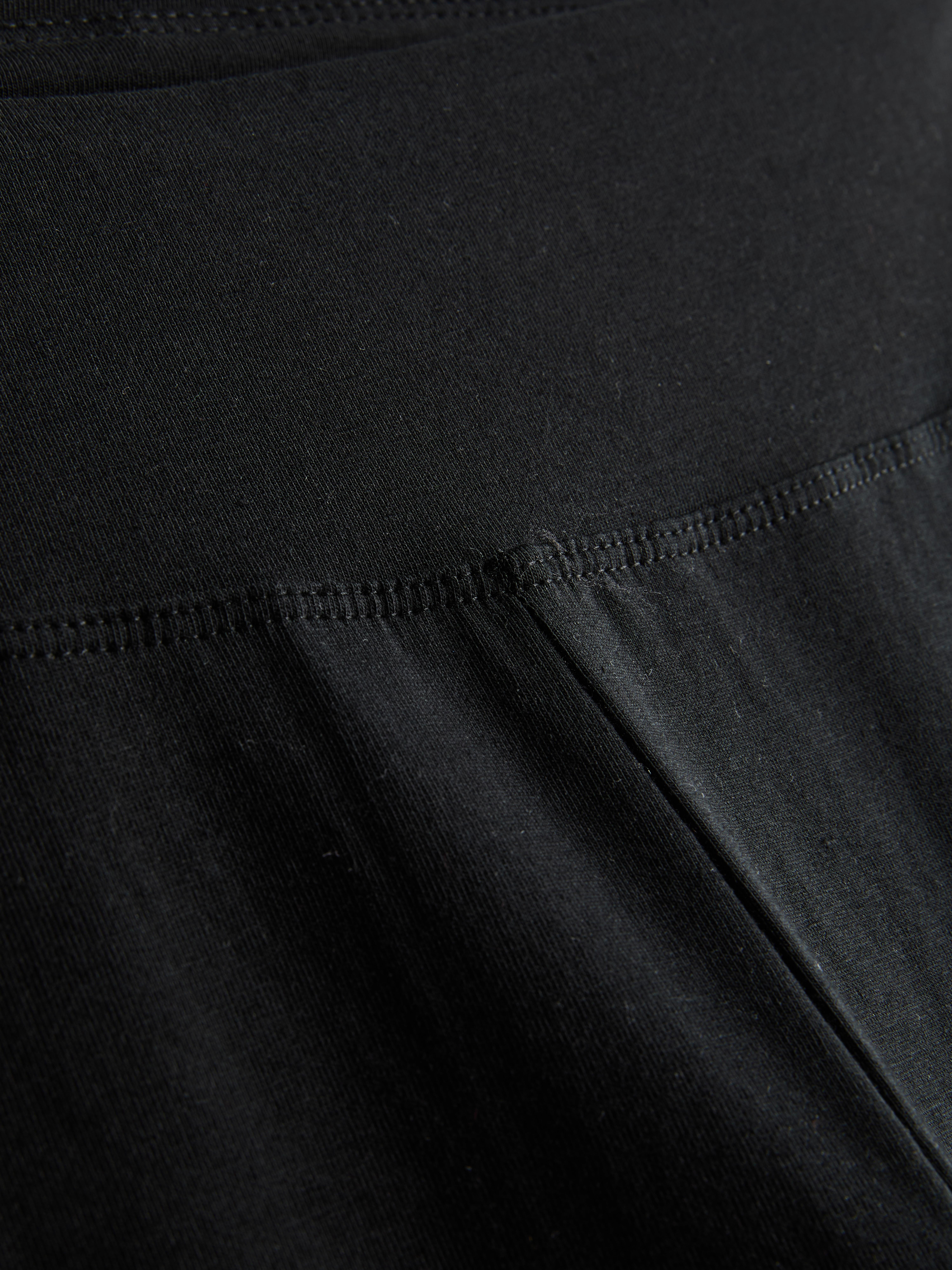 Cotton Rich Flared Leggings - Black