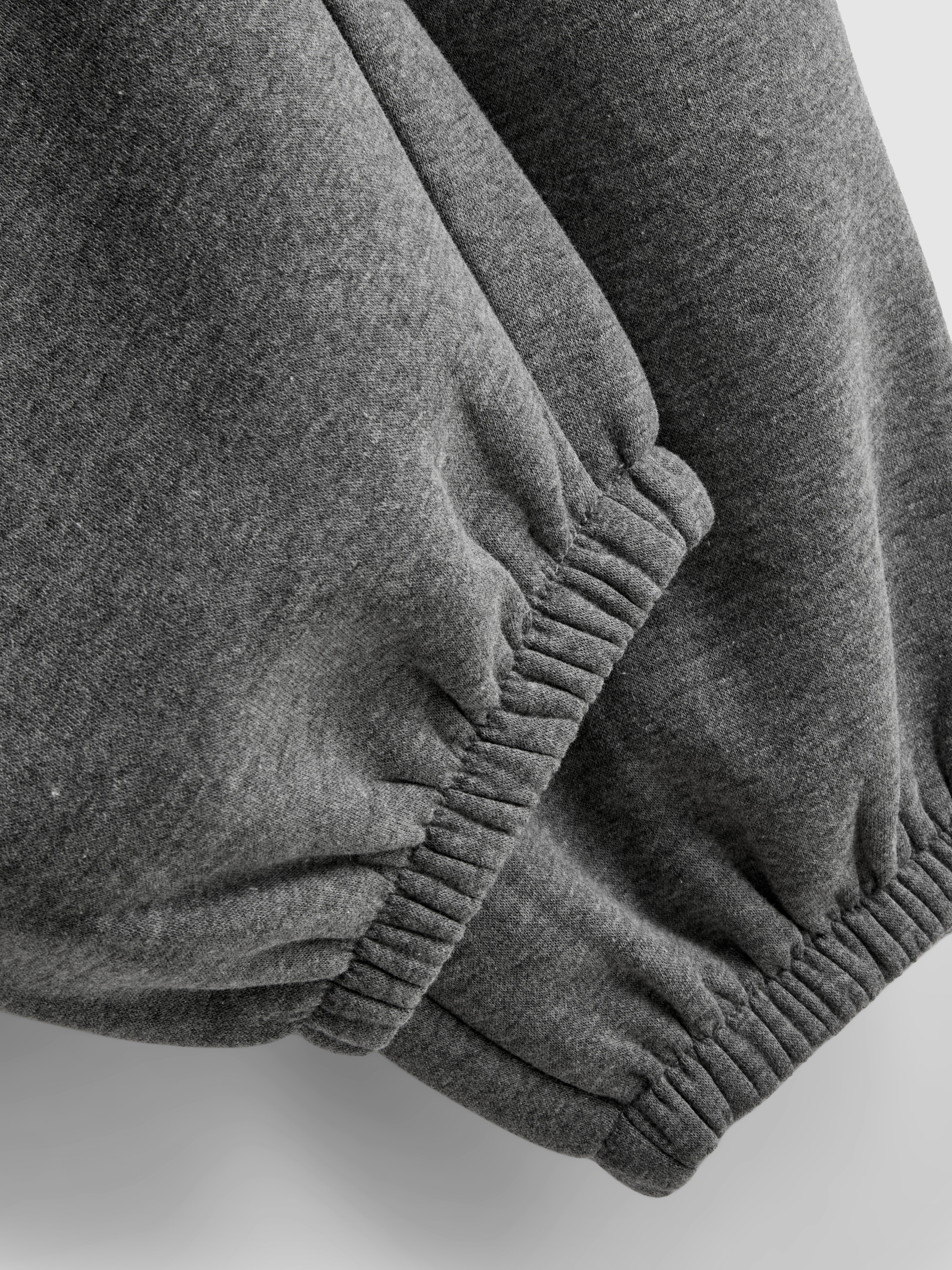 Relaxed Cuffed Joggers - Gray Heather