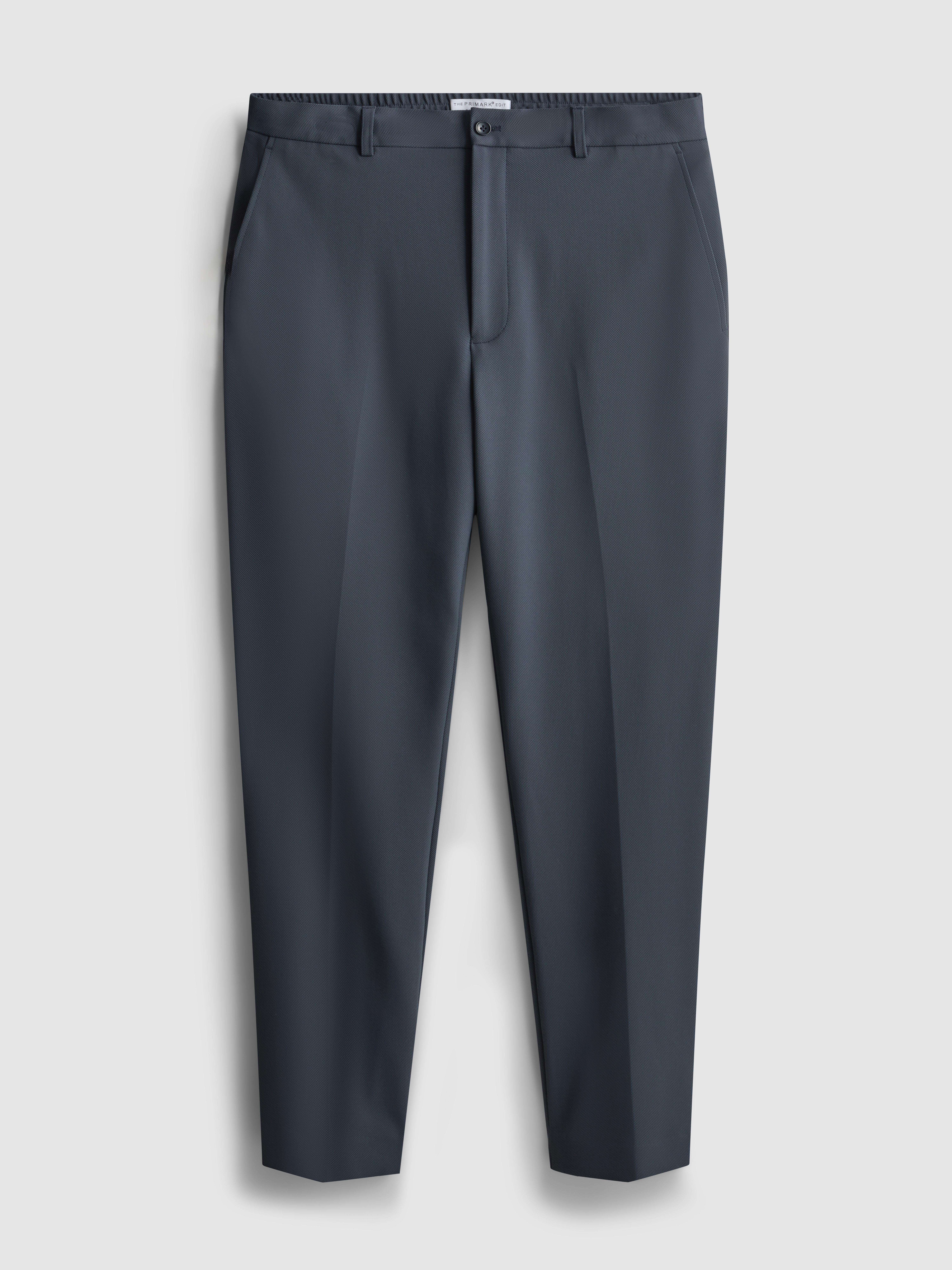The Edit Regular Fit Pants - Mid Blue