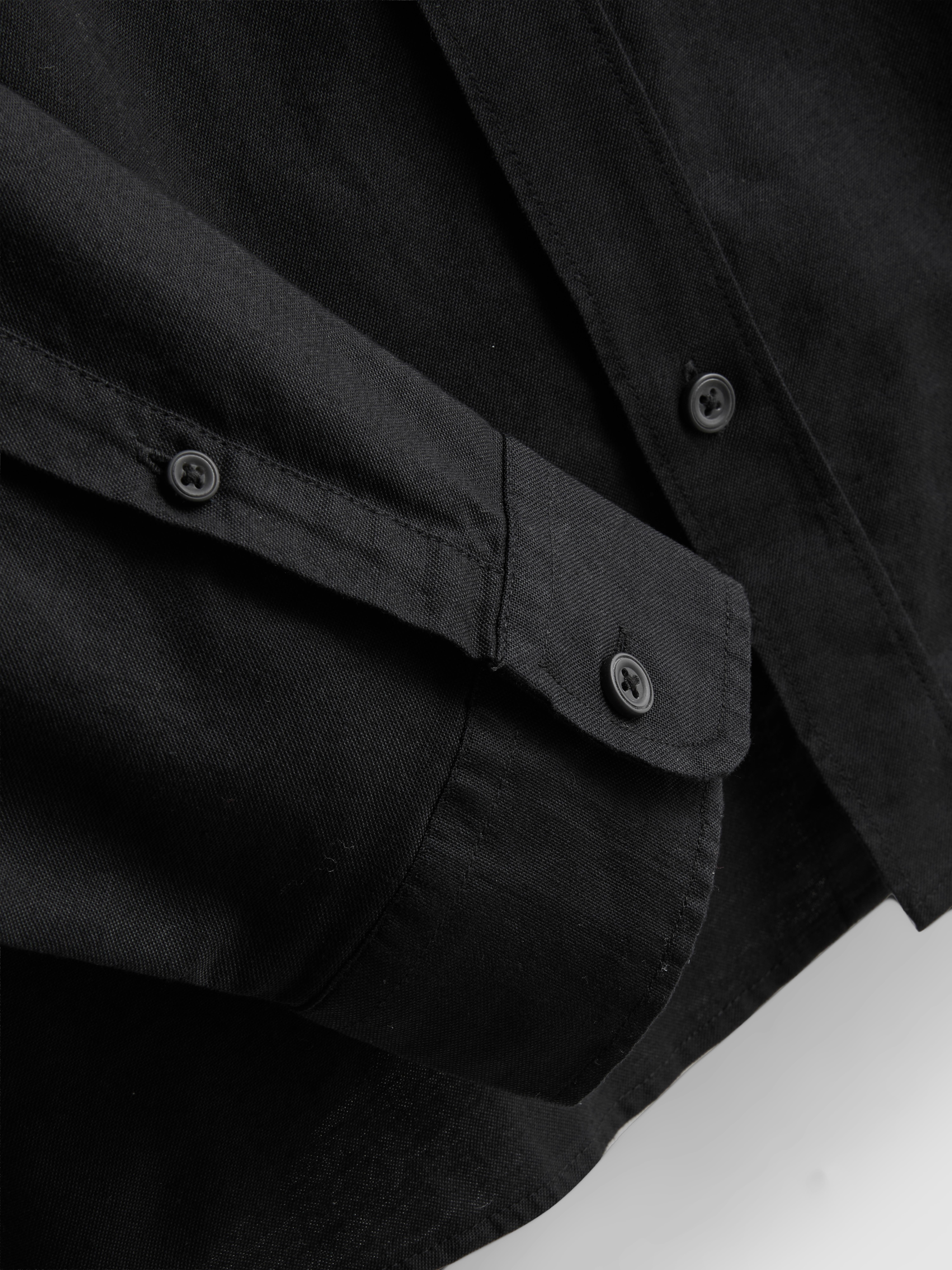 Pure Cotton Regular Fit Oxford Shirt - Black