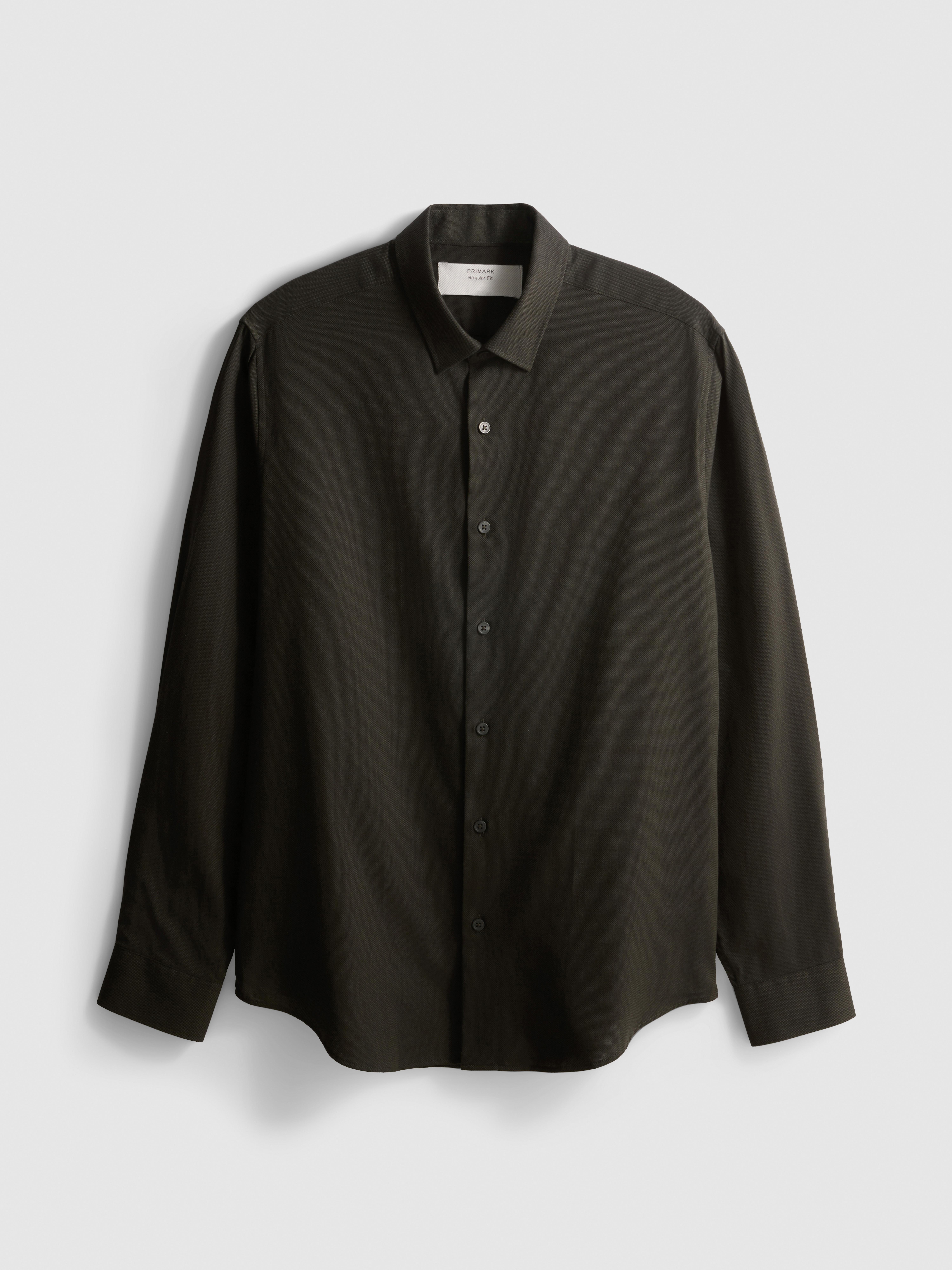 Textured Oxford Shirt - Olive