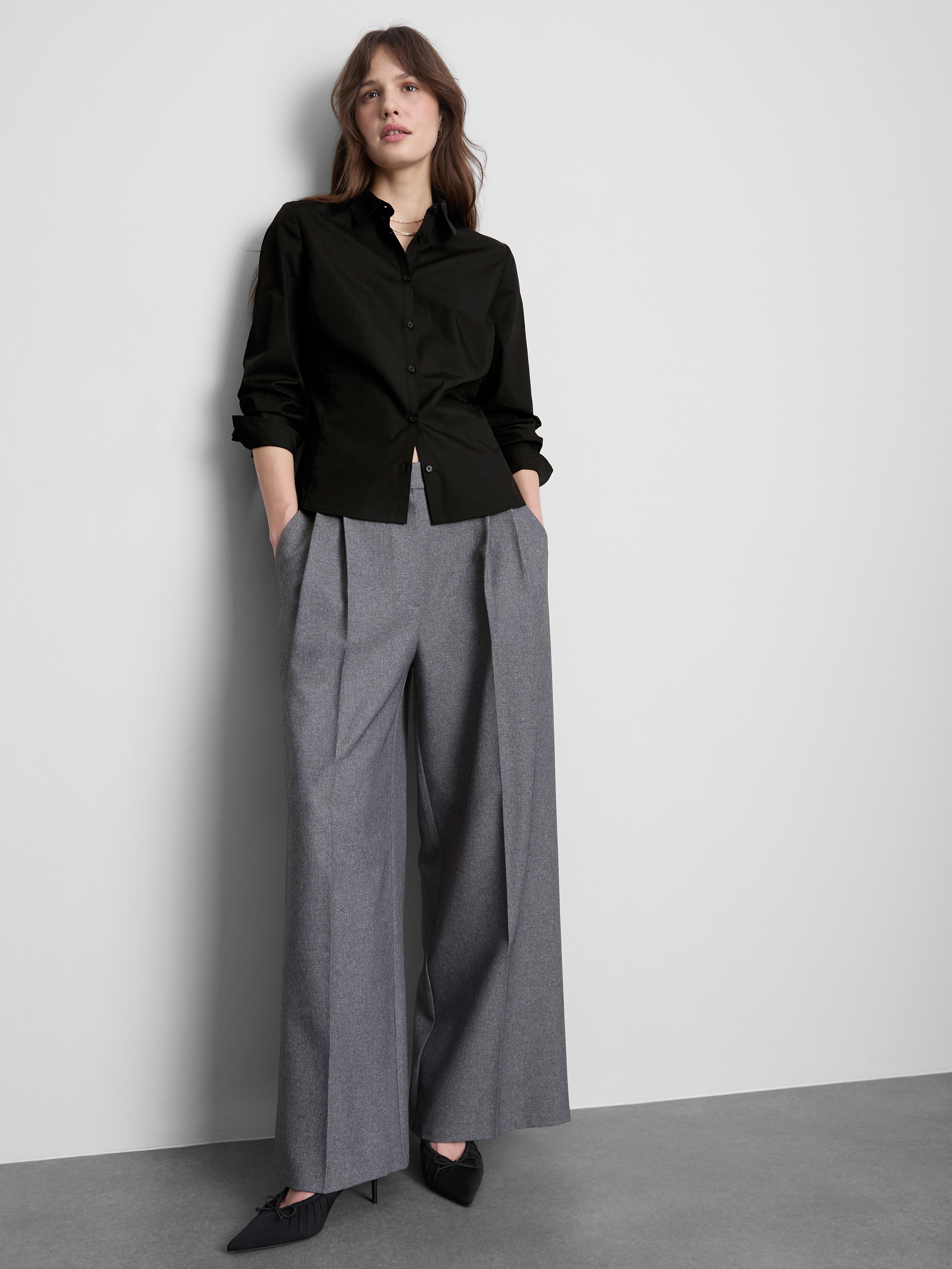 Long Sleeve Workwear Shirt - Black