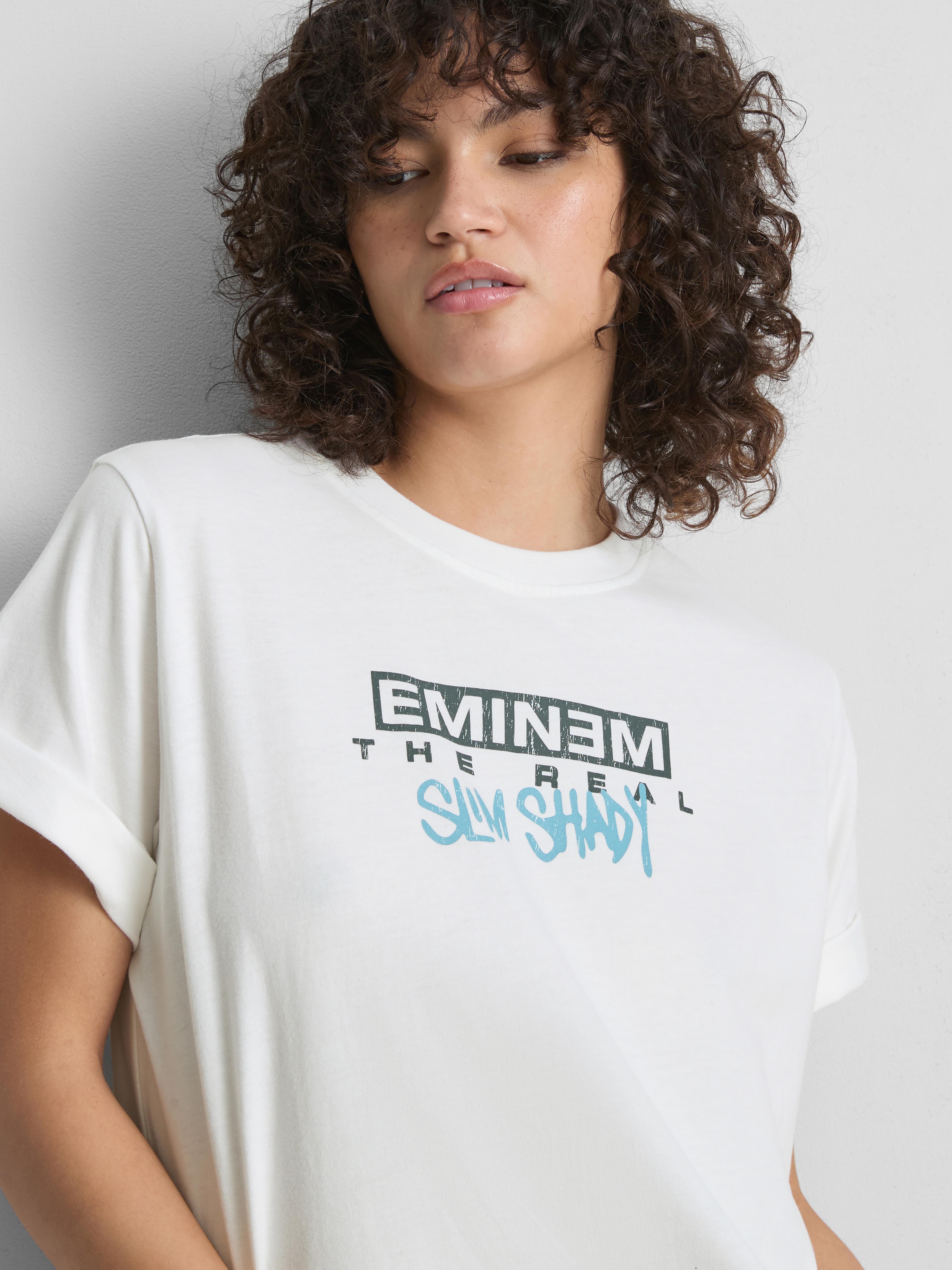 Eminem Pure Cotton Graphic Tee - White
