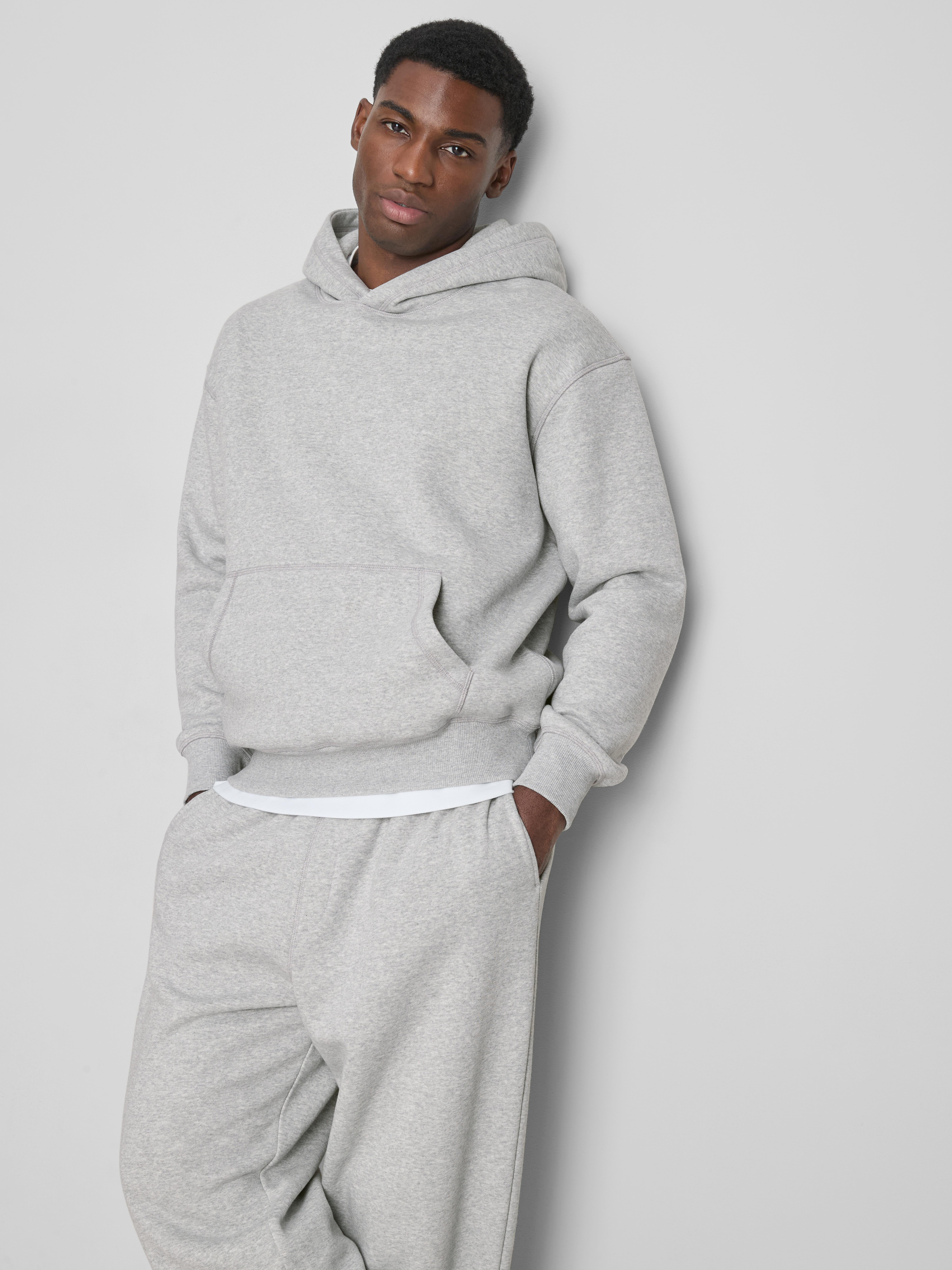 Oversized Pullover Hoodie - Gray