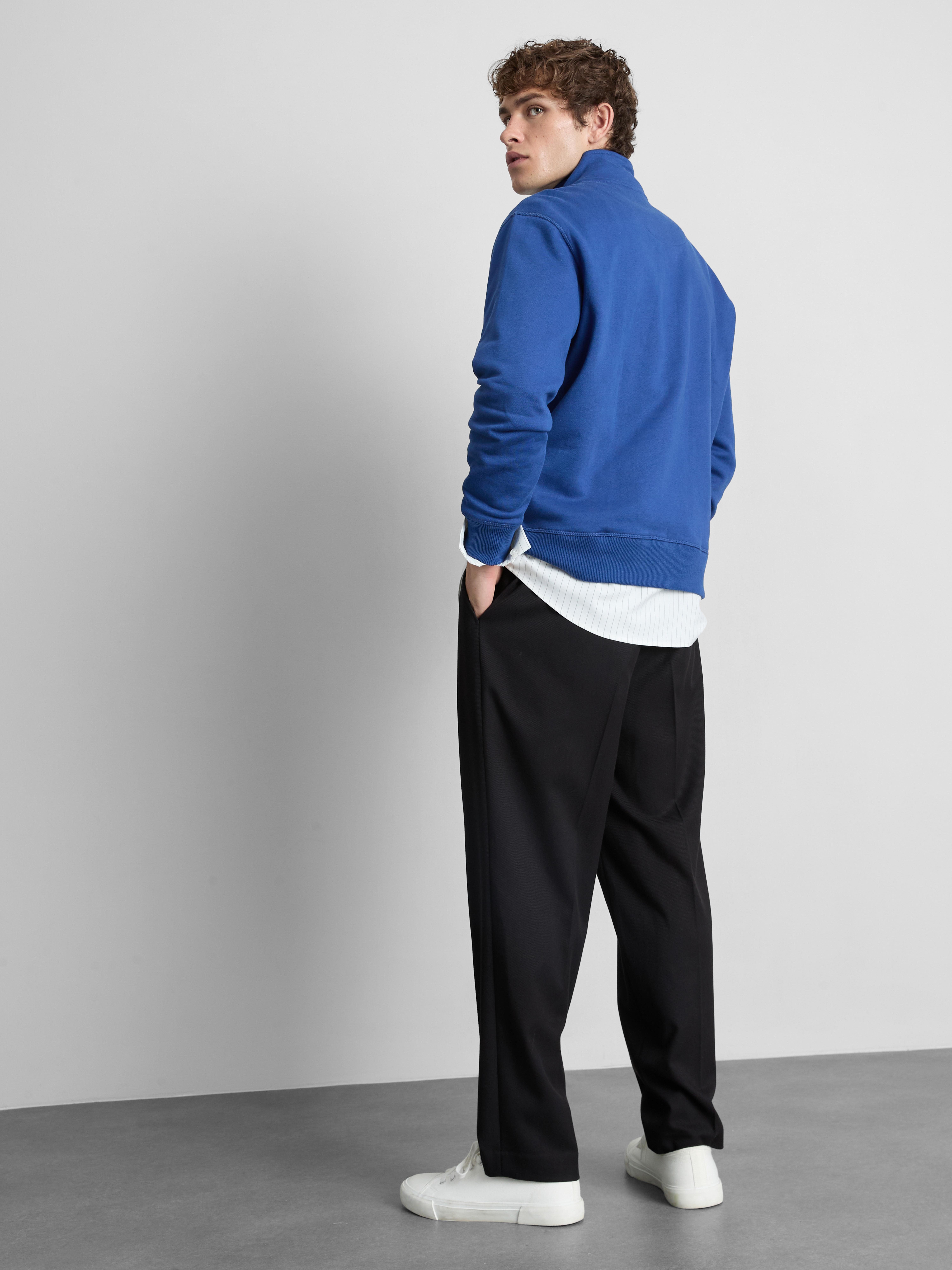 Half-Zip Sweatshirt - Blue