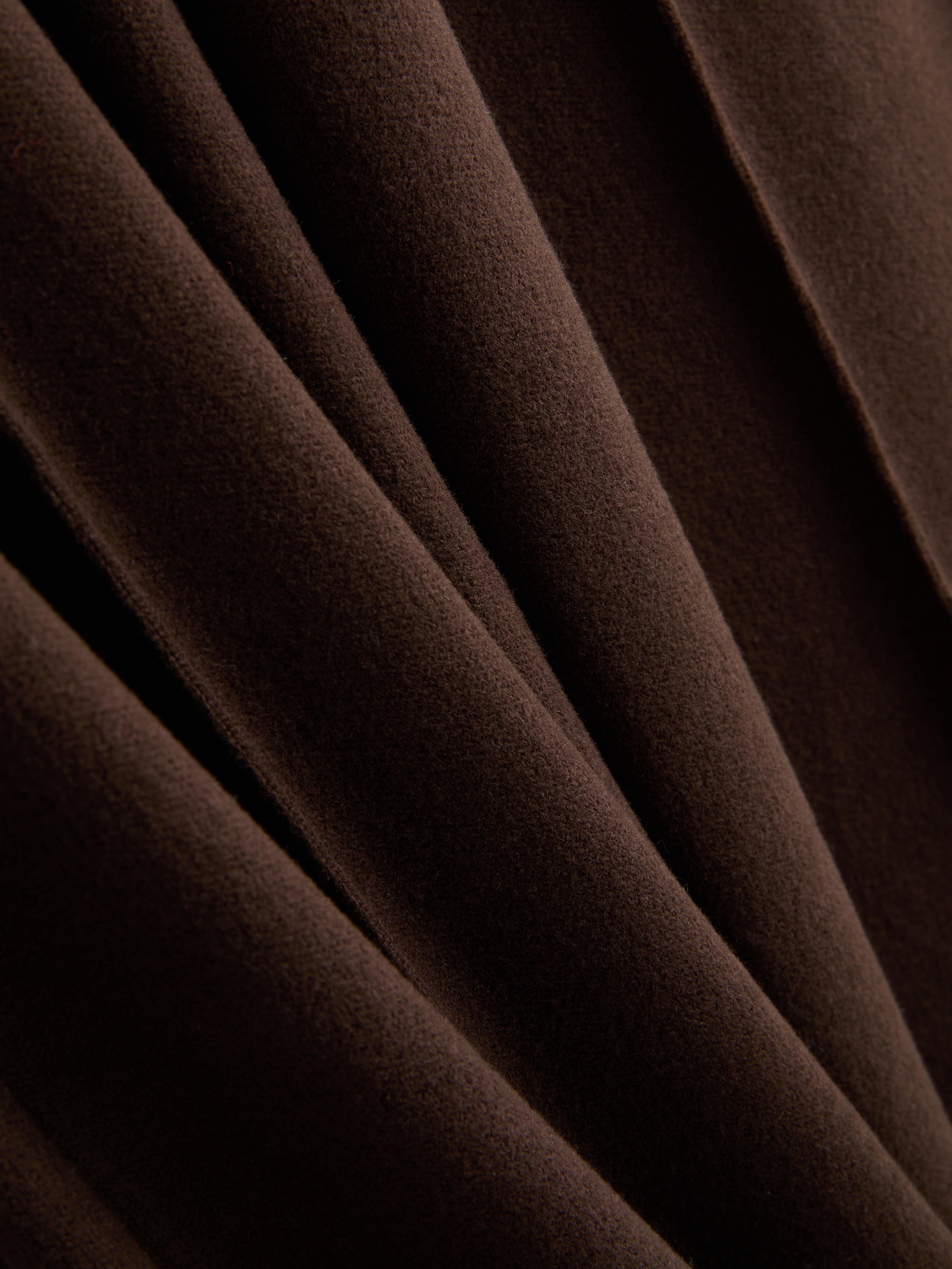 Cozy Wide Leg Sweatpants - Chocolate