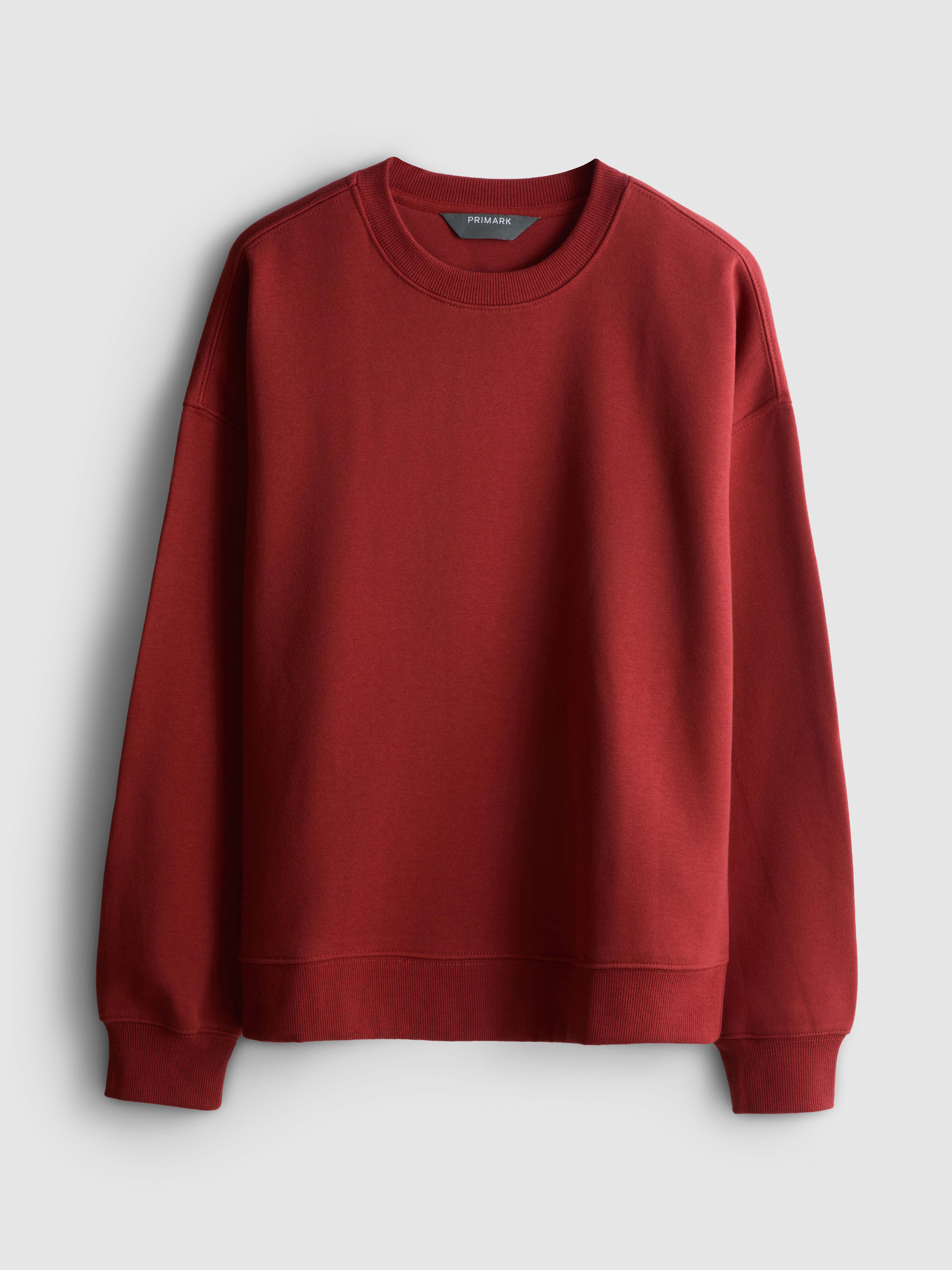 Essential Cotton Blend Sweatshirt - Burnt Orange